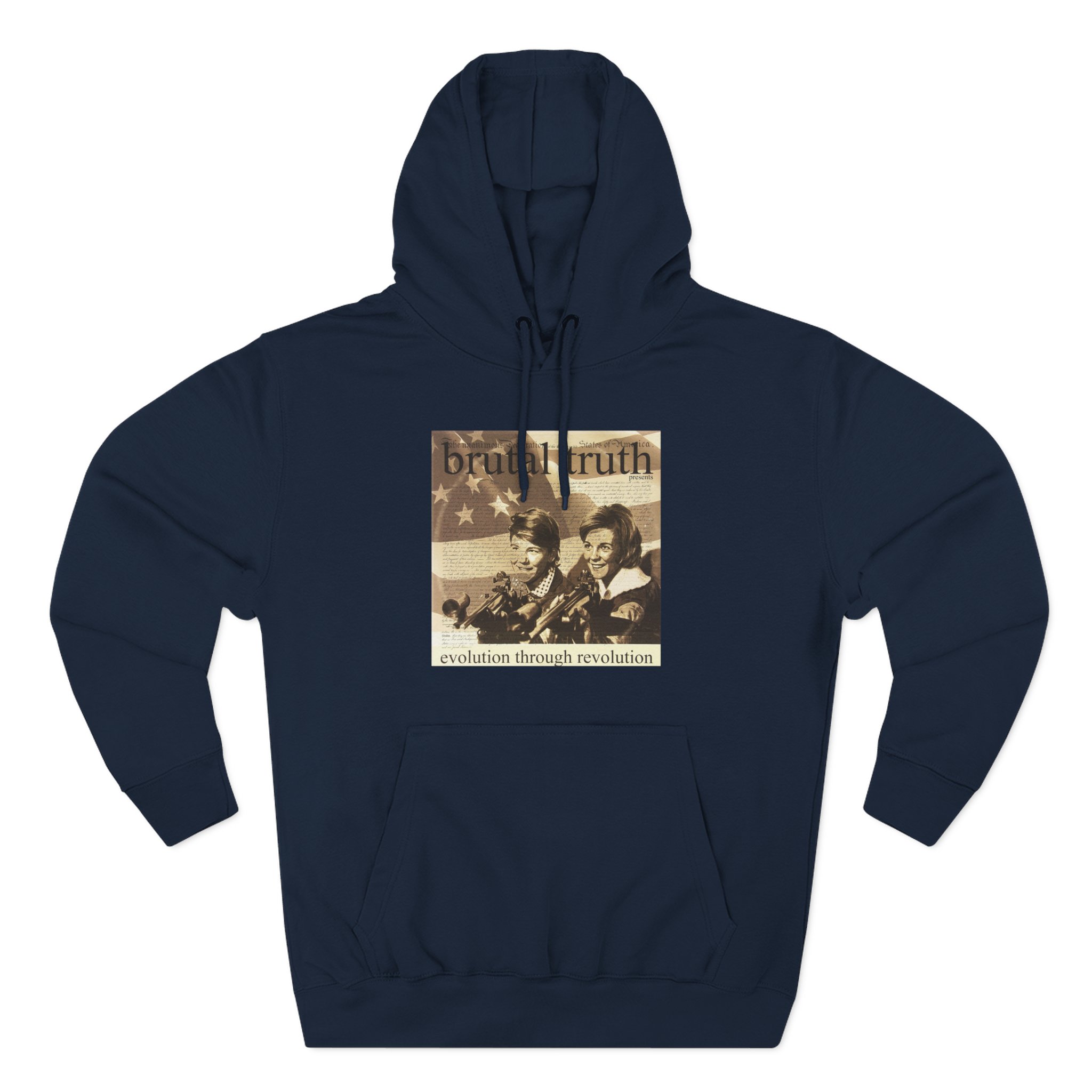Brutal Truth Evolution Through Revolution Three-Panel Fleece Hoodie