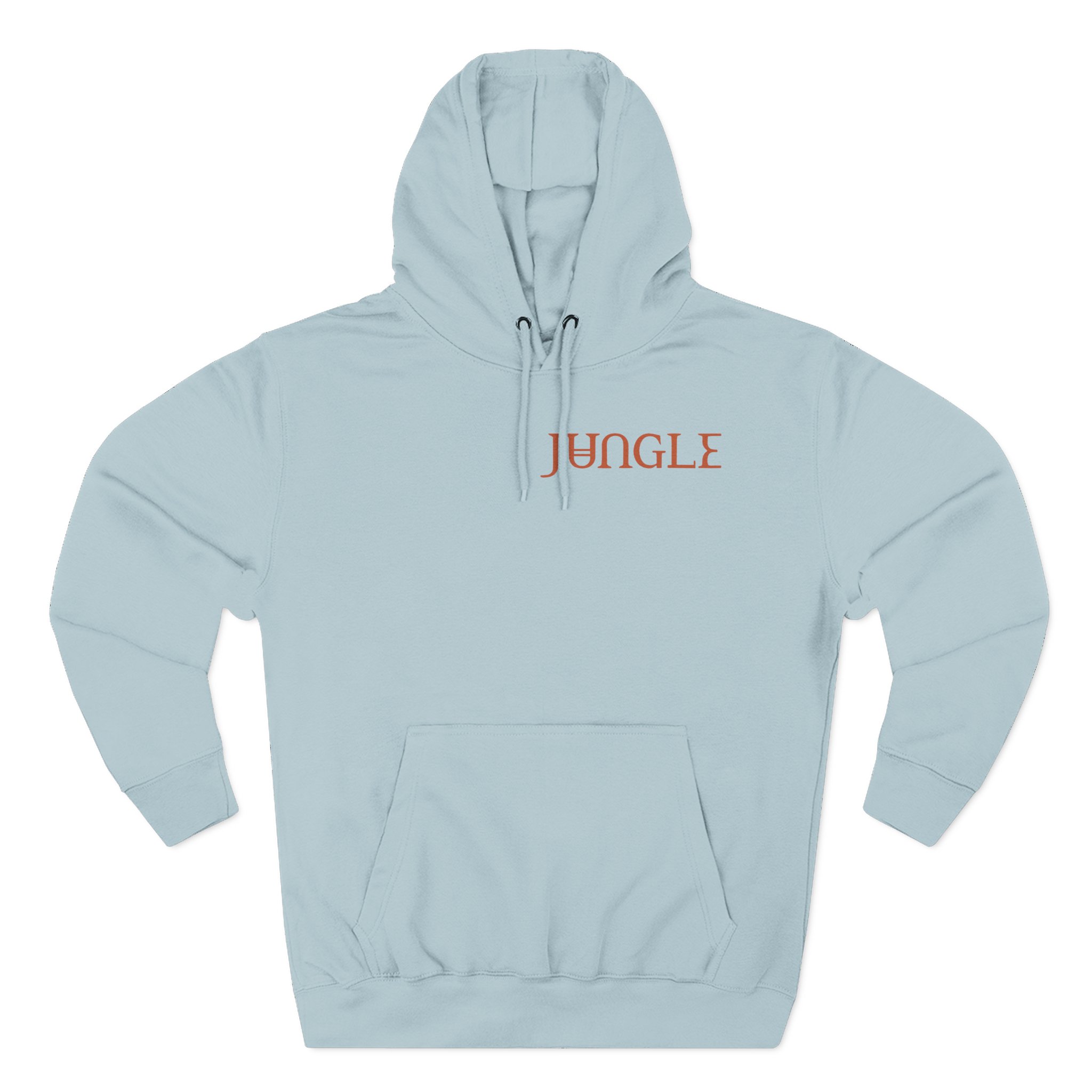 Jungle Volcano Art Three-Panel Fleece Hoodie