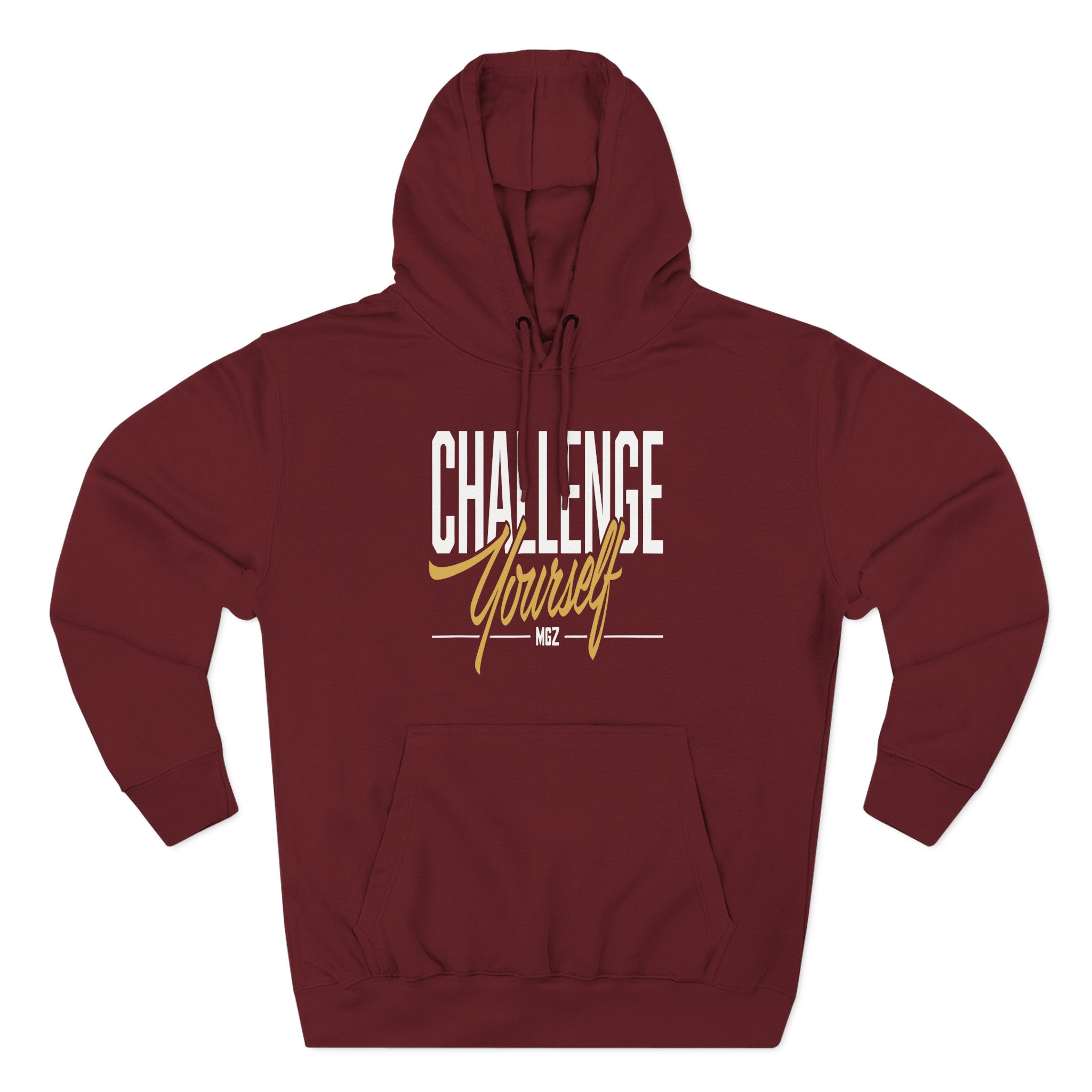 Morgz Mgz Challenge Yourself Three-Panel Fleece Hoodie