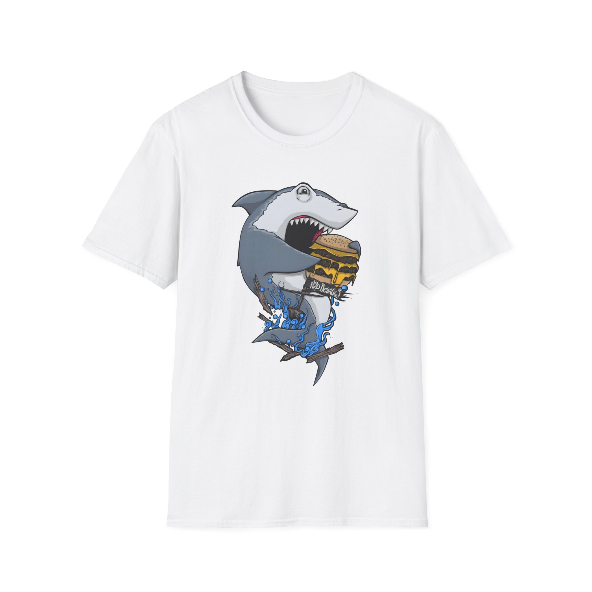 H2odelirious Hungry Shark Unisex Softstyle T-Shirt