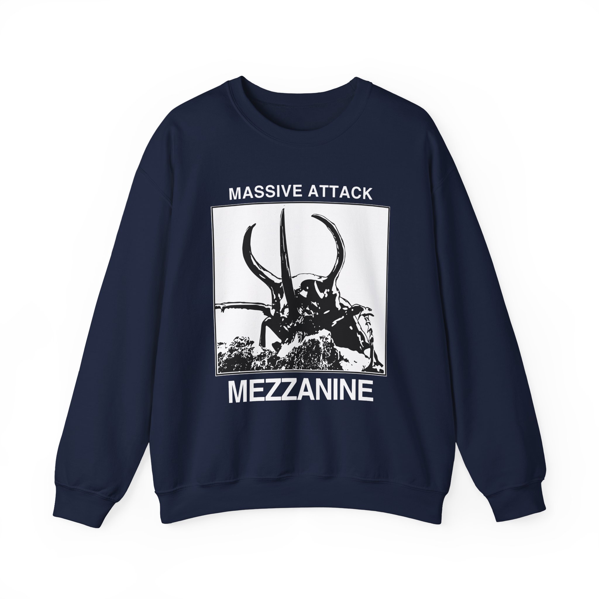 Massive Attack Mezzanine Unisex Heavy Blendâ„¢ Crewneck Sweatshirt