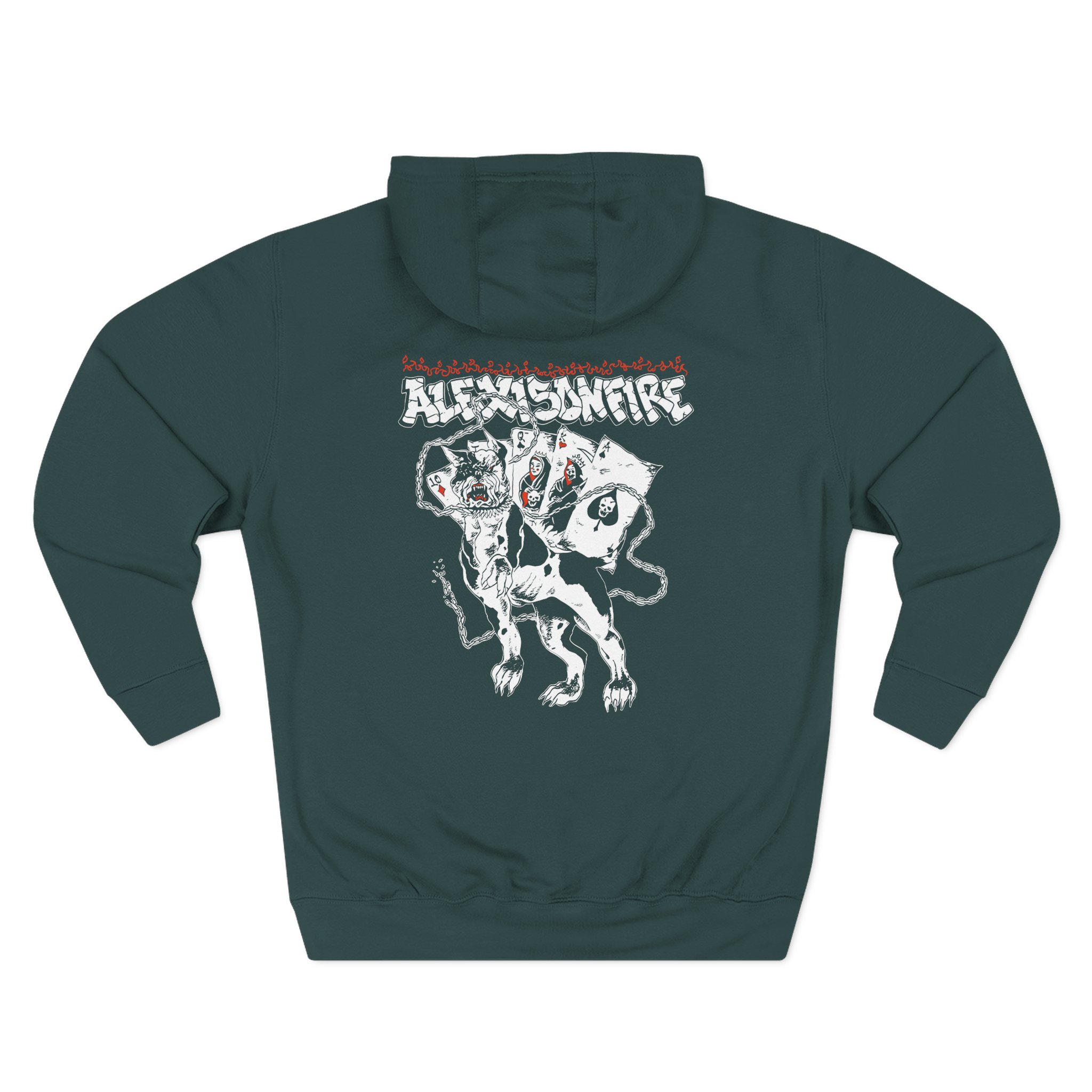 Alexisonfire Dog Chain Three-Panel Fleece Hoodie