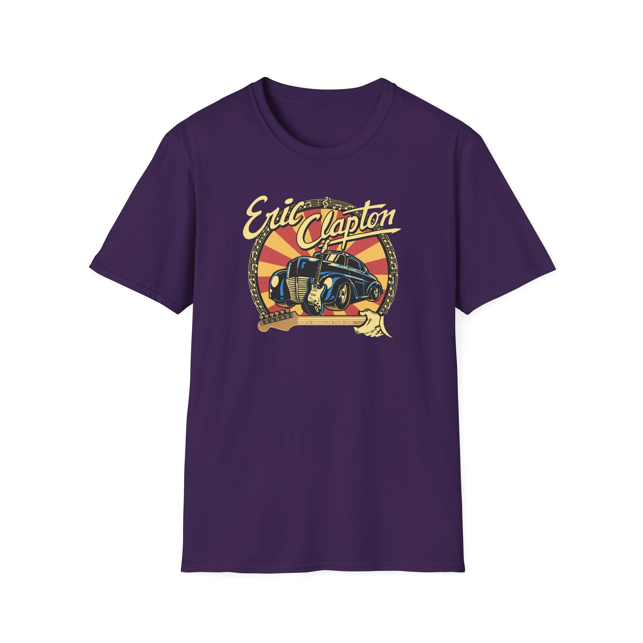 Eric Clapton 2010 North American Tour Unisex Softstyle T-Shirt