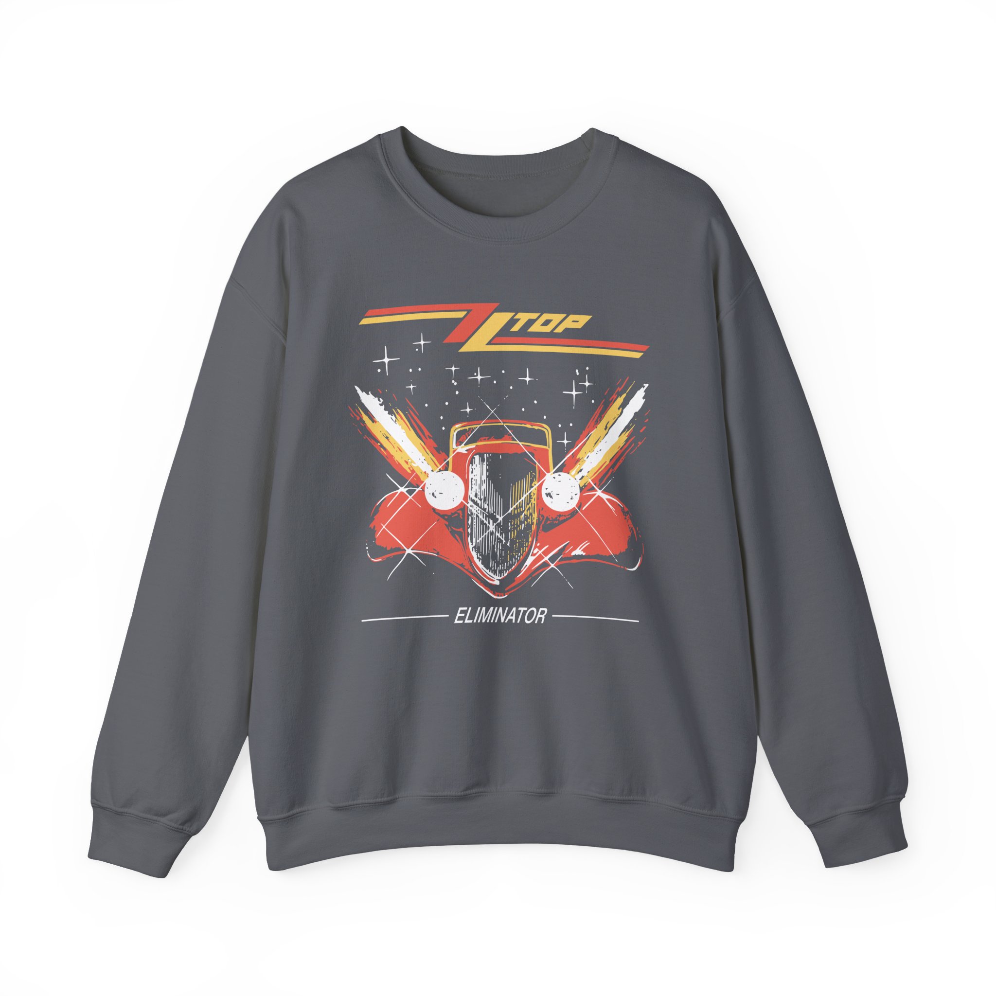Zz Top Eliminator Illustrated Unisex Heavy Blendâ„¢ Crewneck Sweatshirt