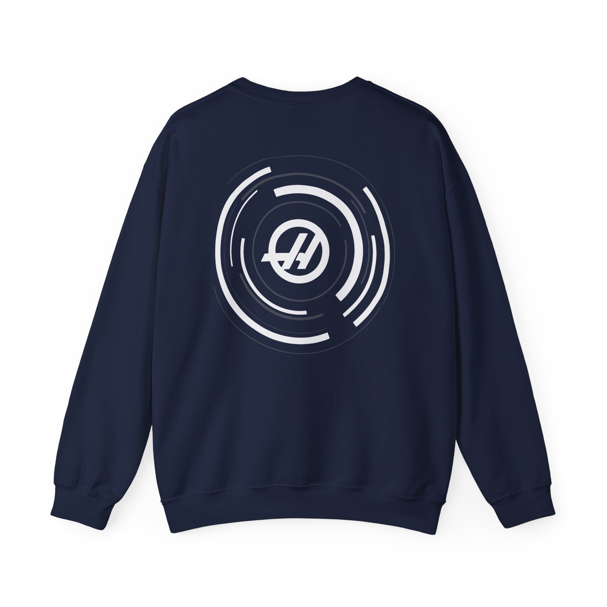 Haas F1 Dynamic Roundel Unisex Heavy Blendâ„¢ Crewneck Sweatshirt