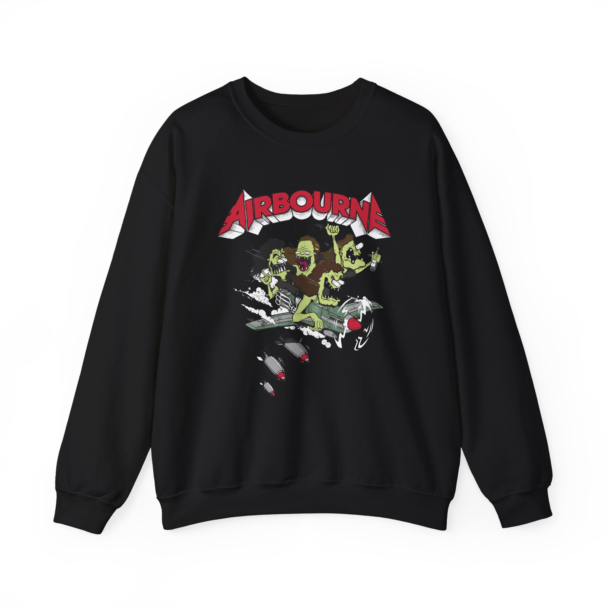 Airbourne - Nitro Herren Unisex Heavy Blendâ„¢ Crewneck Sweatshirt