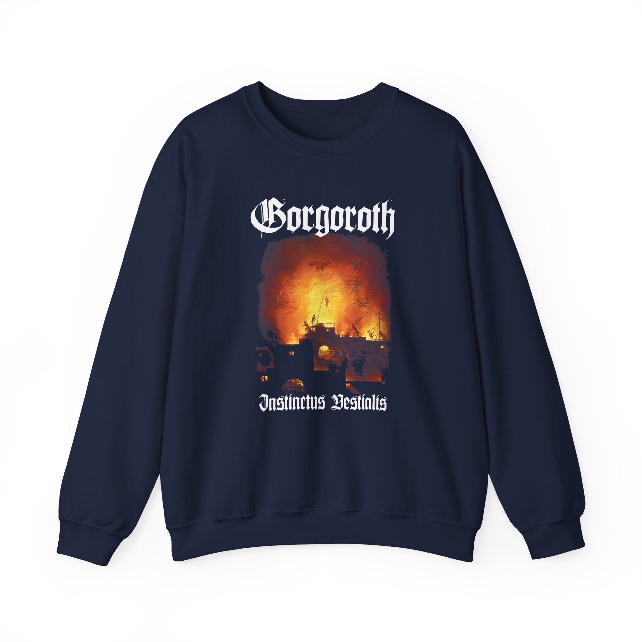 Gorgoroth Instinctus Bestialis Unisex Heavy Blendâ„¢ Crewneck Sweatshirt