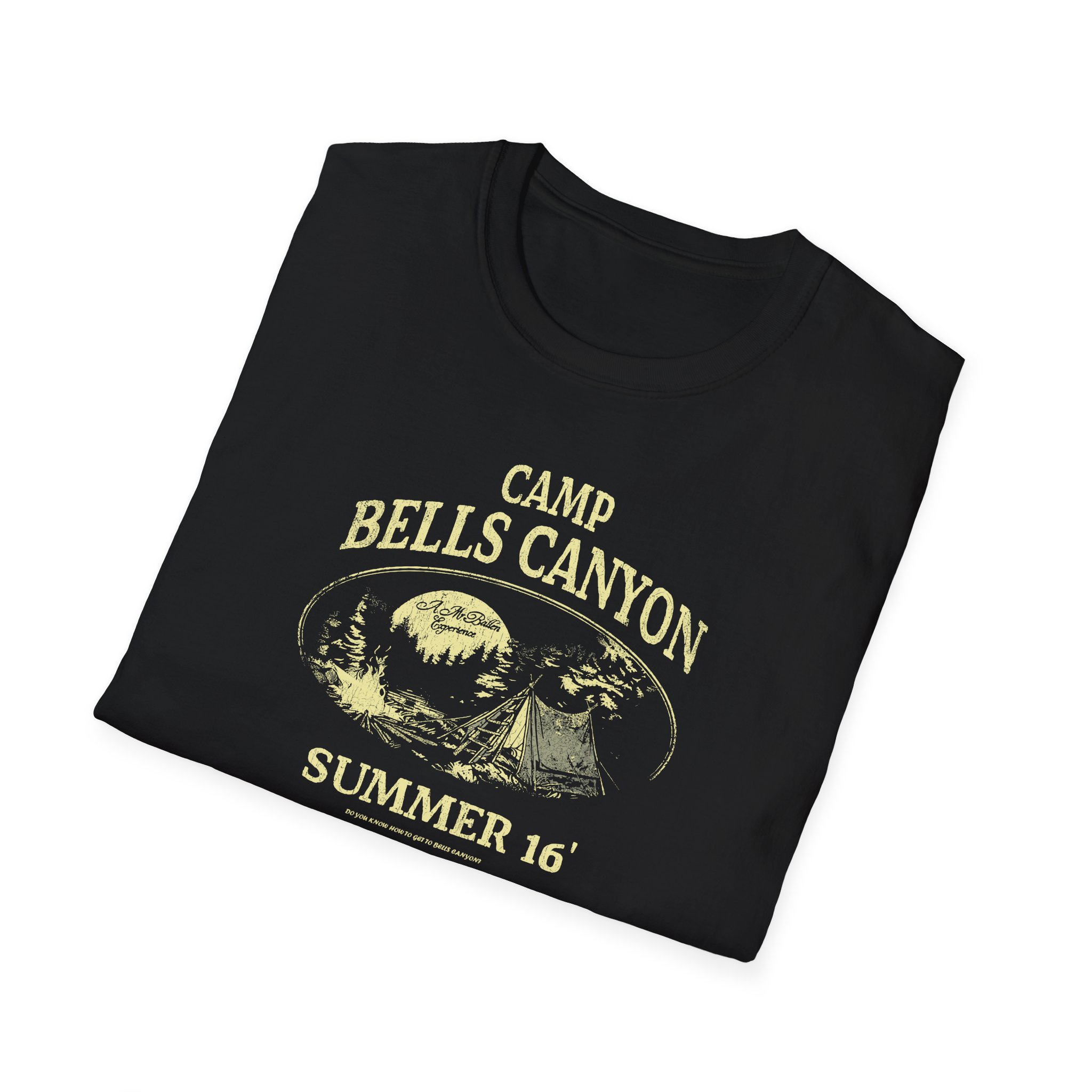 Mrballen Bells Canyon Distressed Unisex Softstyle T-Shirt