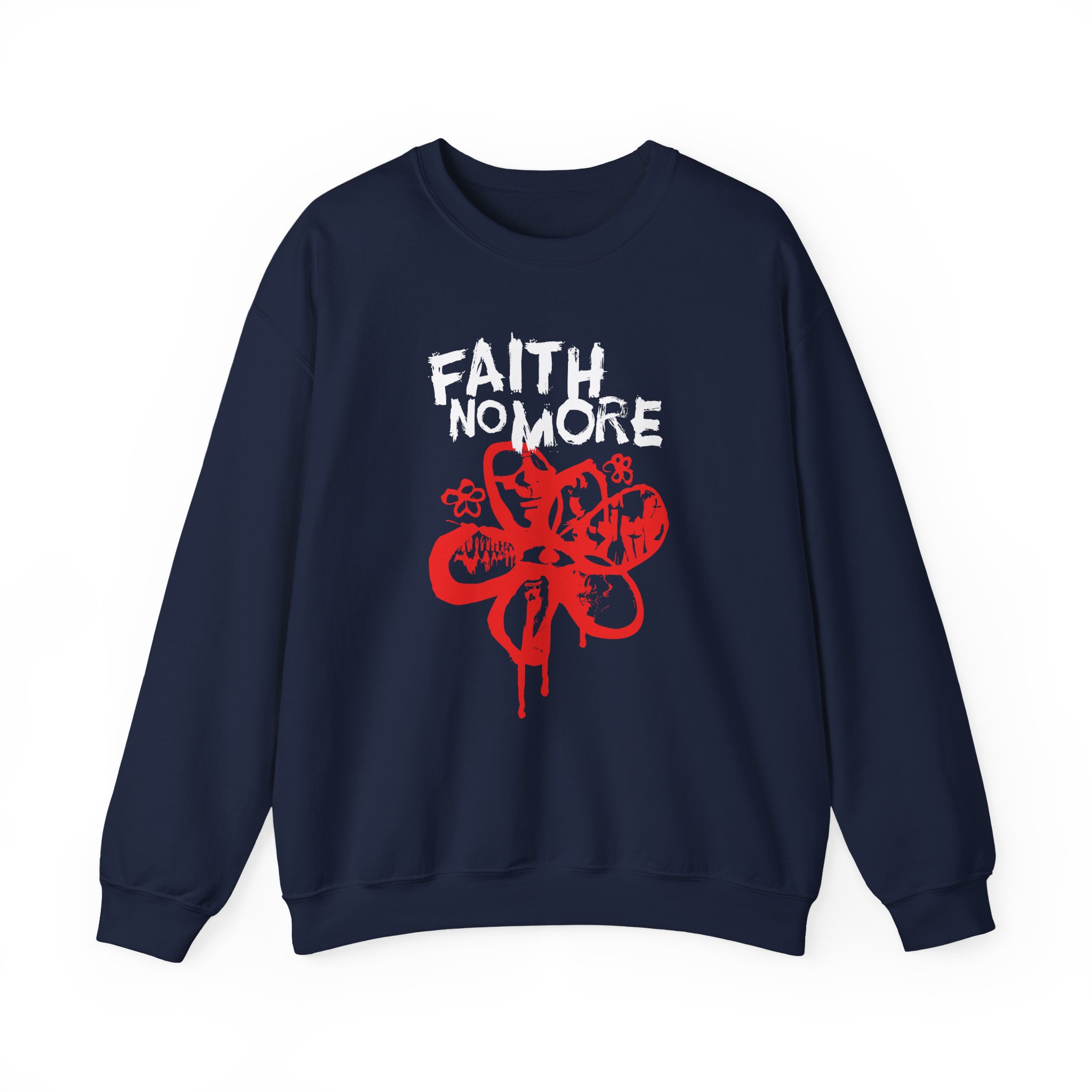 Faith No More Flower Unisex Heavy Blendâ„¢ Crewneck Sweatshirt