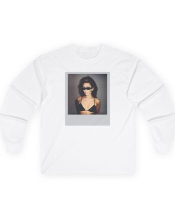 Miley Cyrus Polaroid Photo Unisex Ultra Cotton Long Sleeve Tee
