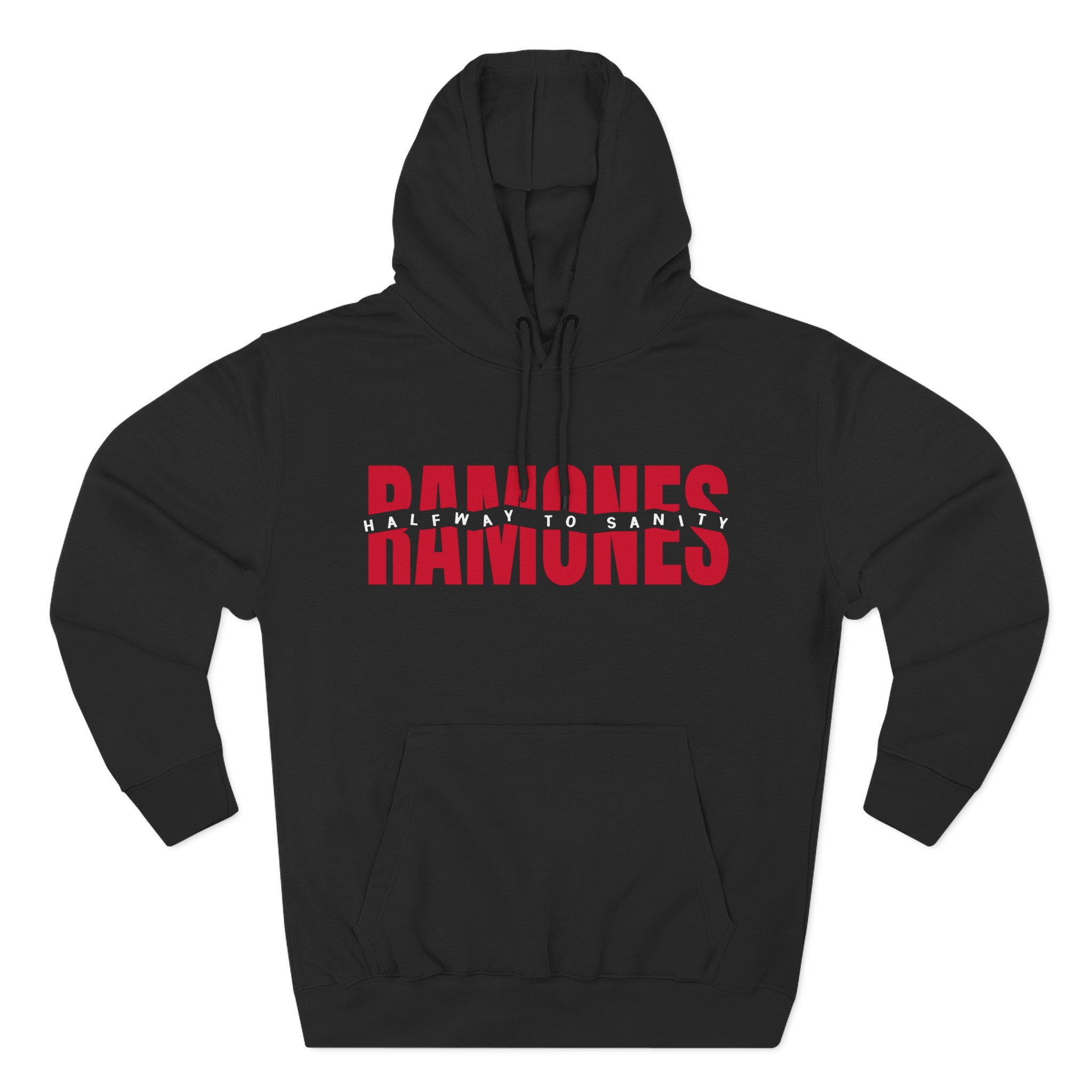 Ramones Halfway To Sanity Three-Panel Fleece Hoodie
