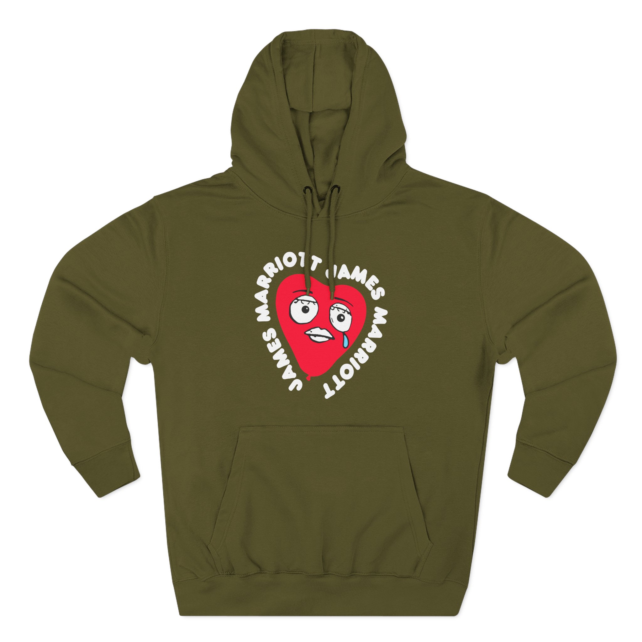 James Marriott Are We There Yet Heart Three-Panel Fleece Hoodie