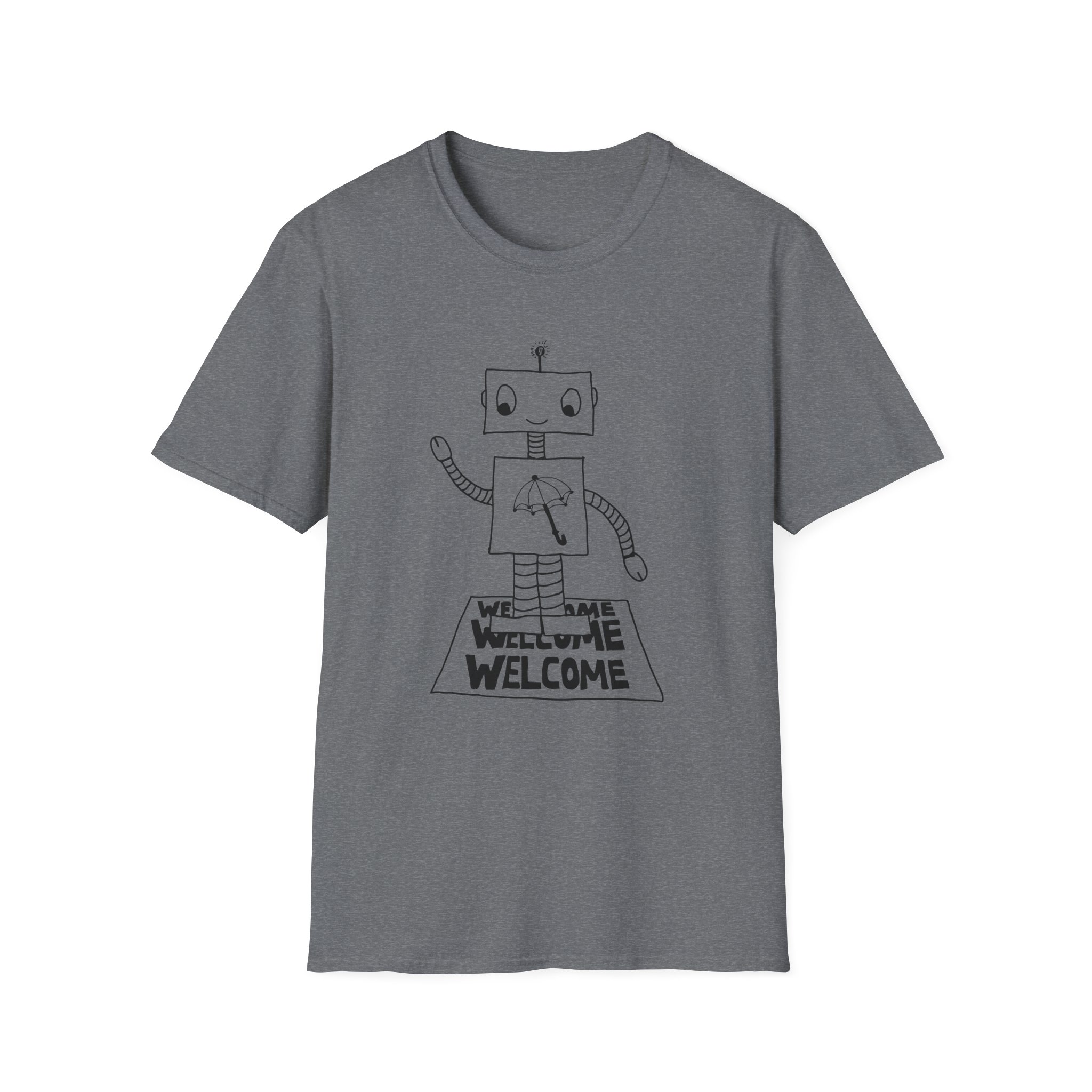 Armchair Expert Robot Unisex Softstyle T-Shirt