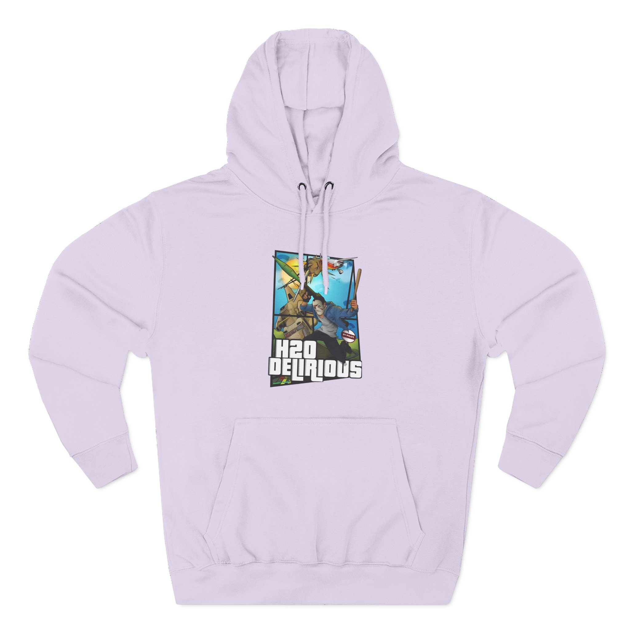 H2odelirious Three-Panel Fleece Hoodie