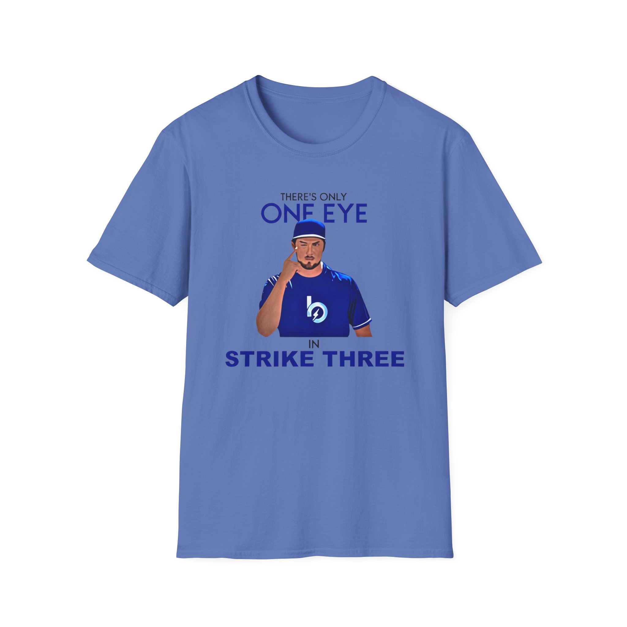 Trevor Bauer There’s Only One Eye in Strike Three Unisex Softstyle T-Shirt