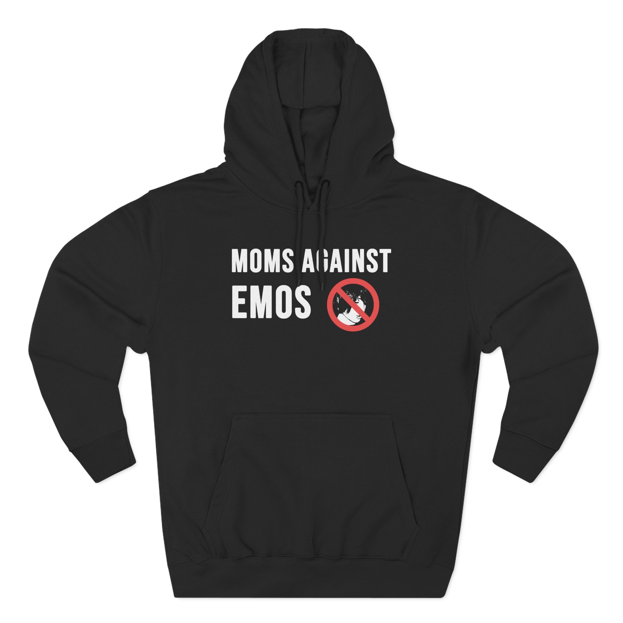 Jake & Johnnie Moms Against Emos Three-Panel Fleece Hoodie