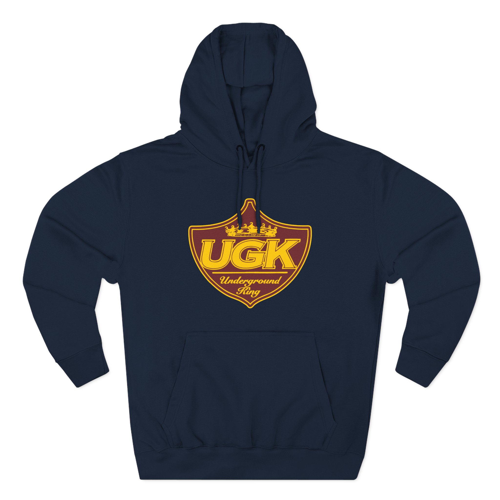 UGK Logo Three-Panel Fleece Hoodie