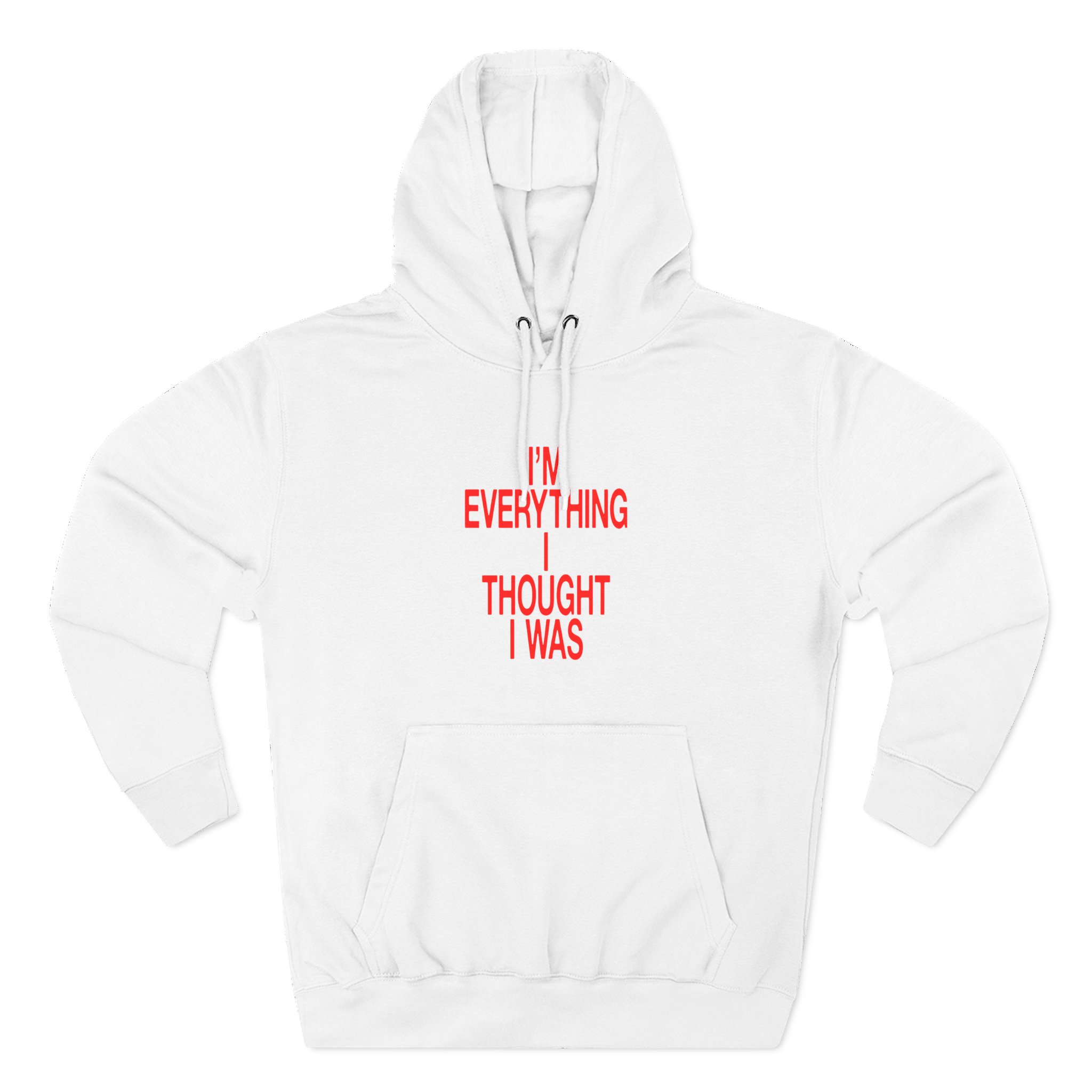 JT Im Everything Three-panel Fleece Hoodie