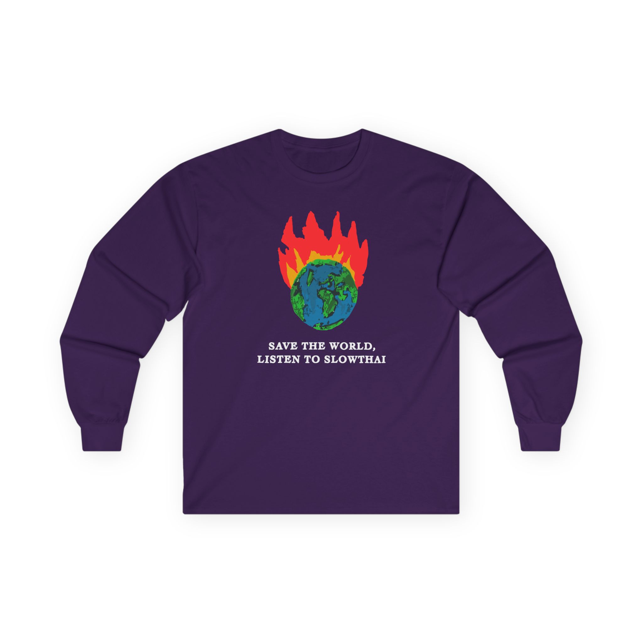 Save the World Listen to Slowthai Unisex Ultra Cotton Long Sleeve Tee