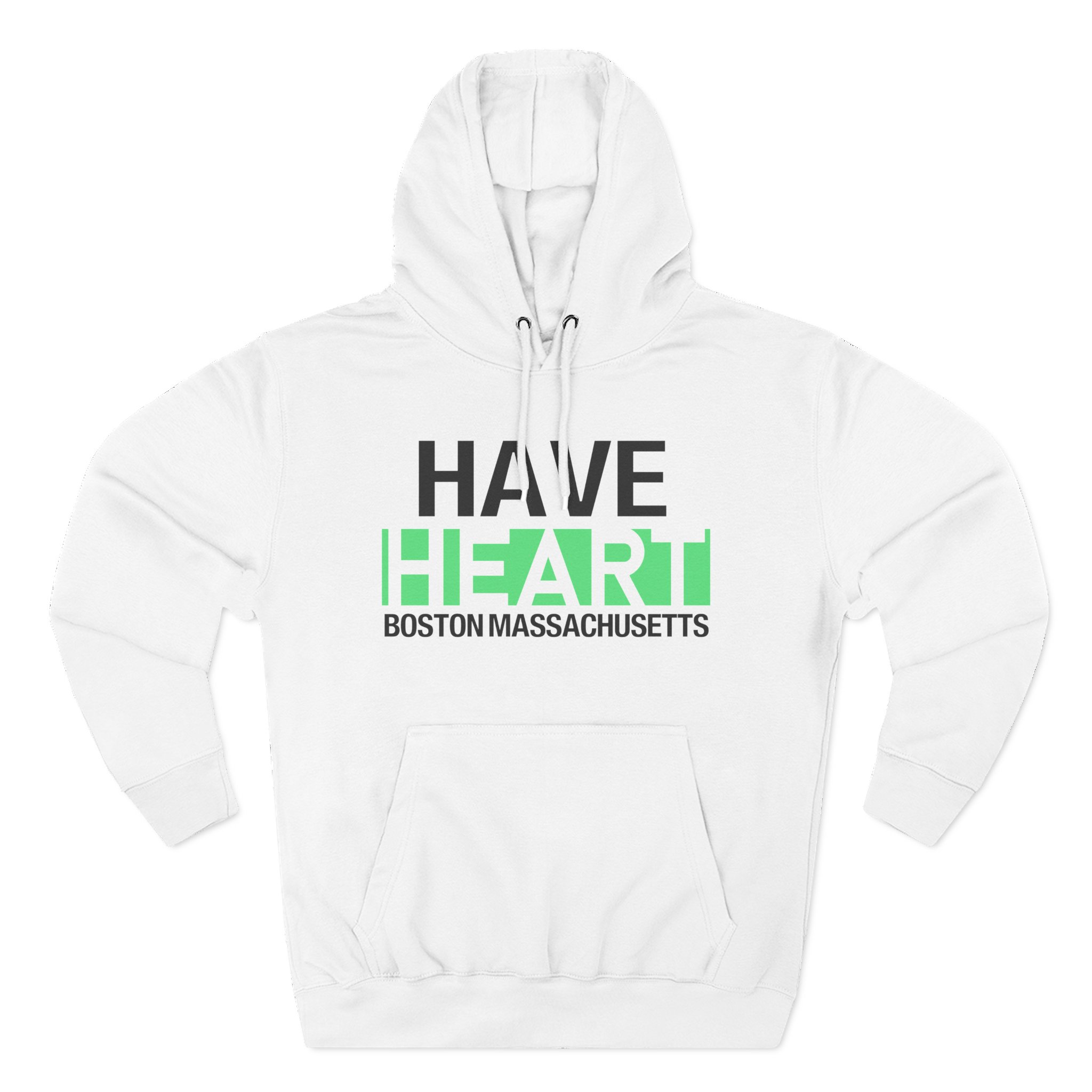 Have Heart Armed With a Mind Three-Panel Fleece Hoodie