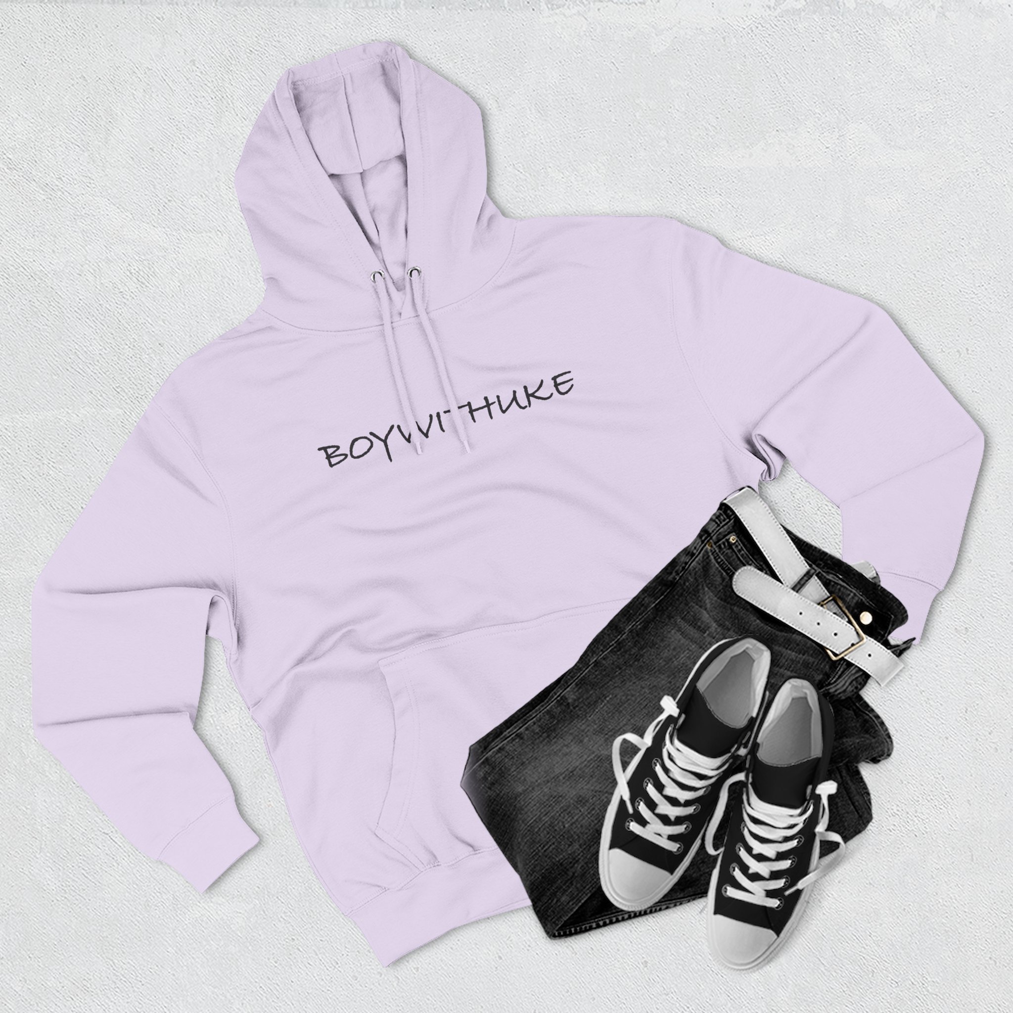 Boywithuke Three-panel Fleece Hoodie