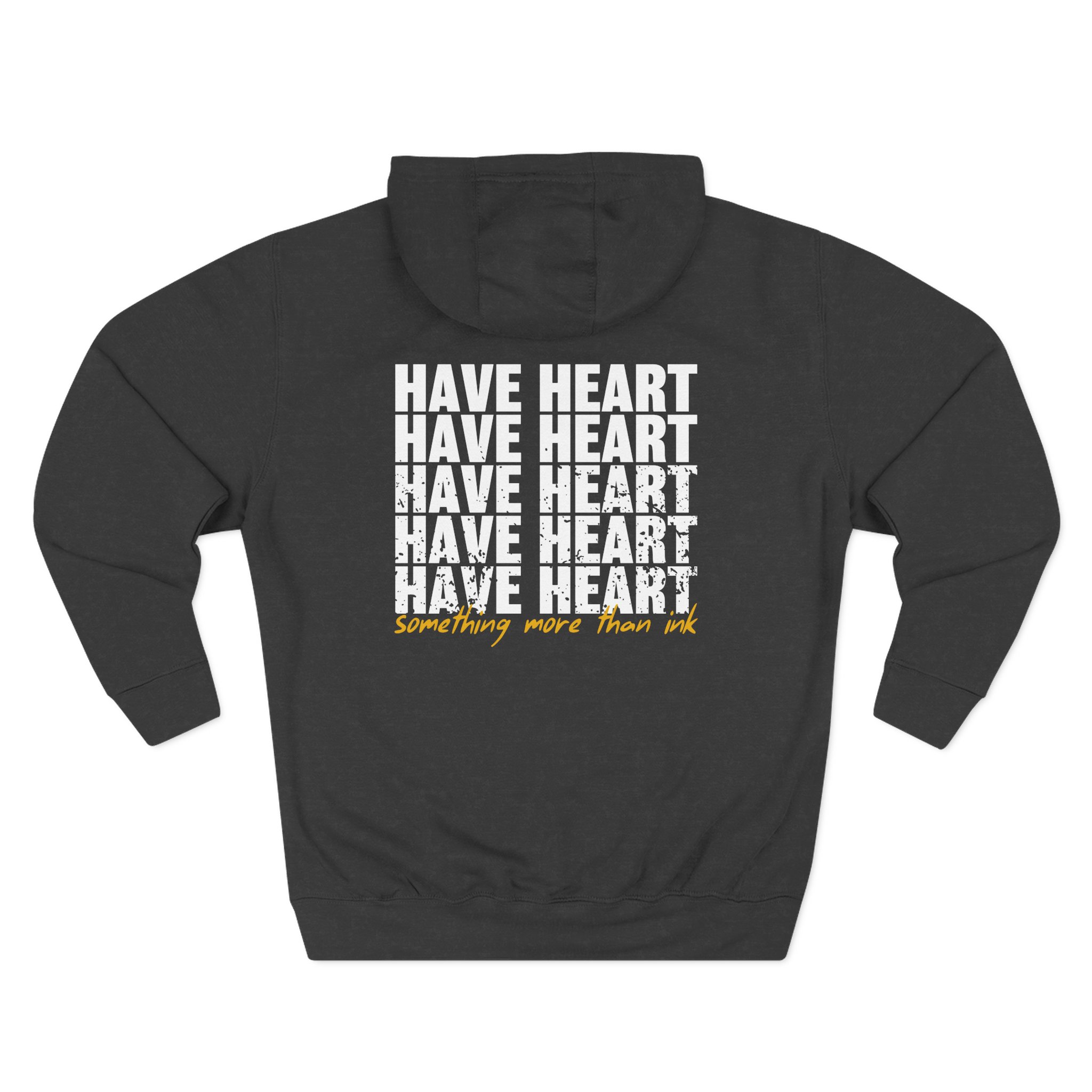 Have Heart Something More Than Ink Three-Panel Fleece Hoodie
