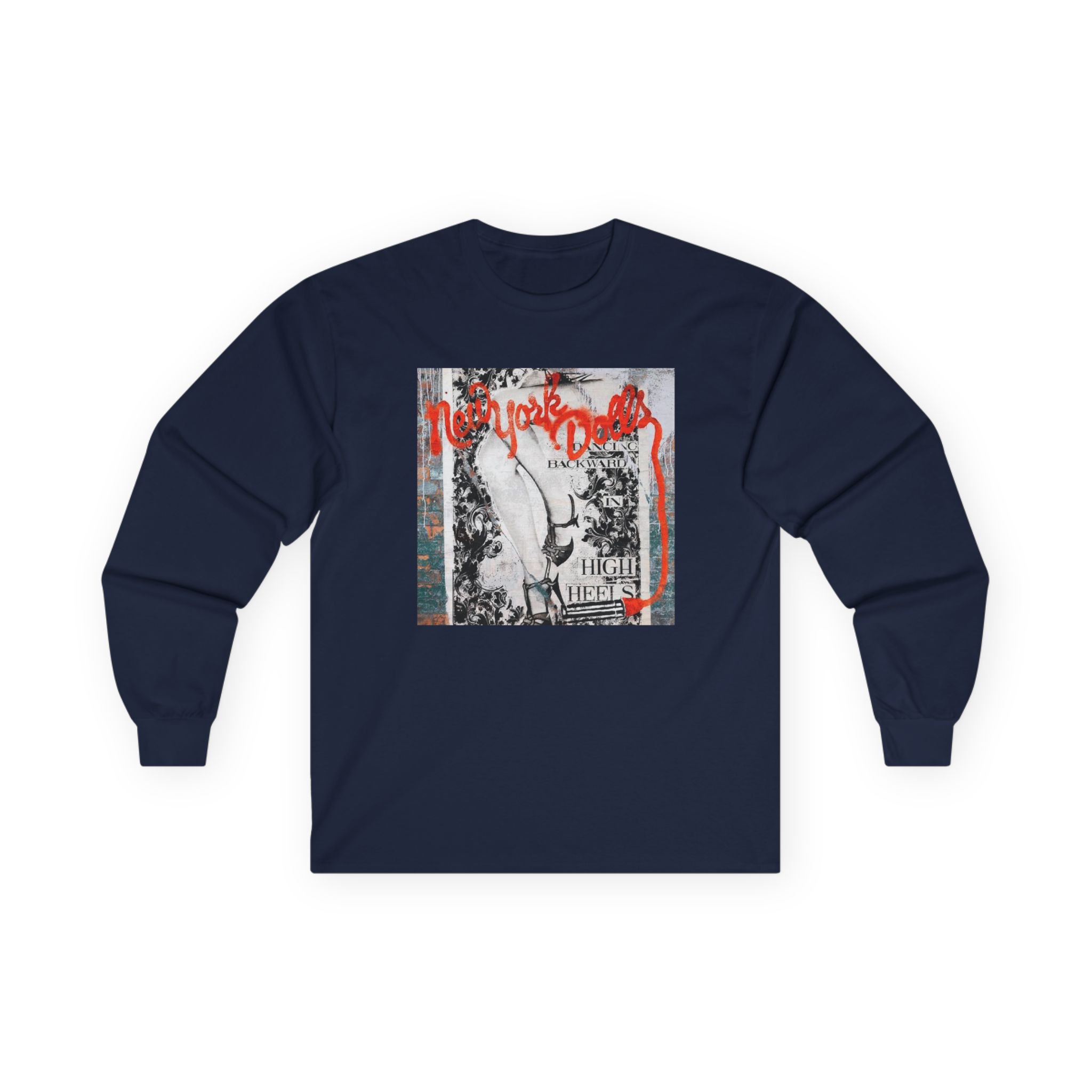 New York Dolls Dancing Backward Album Unisex Ultra Cotton Long Sleeve Tee