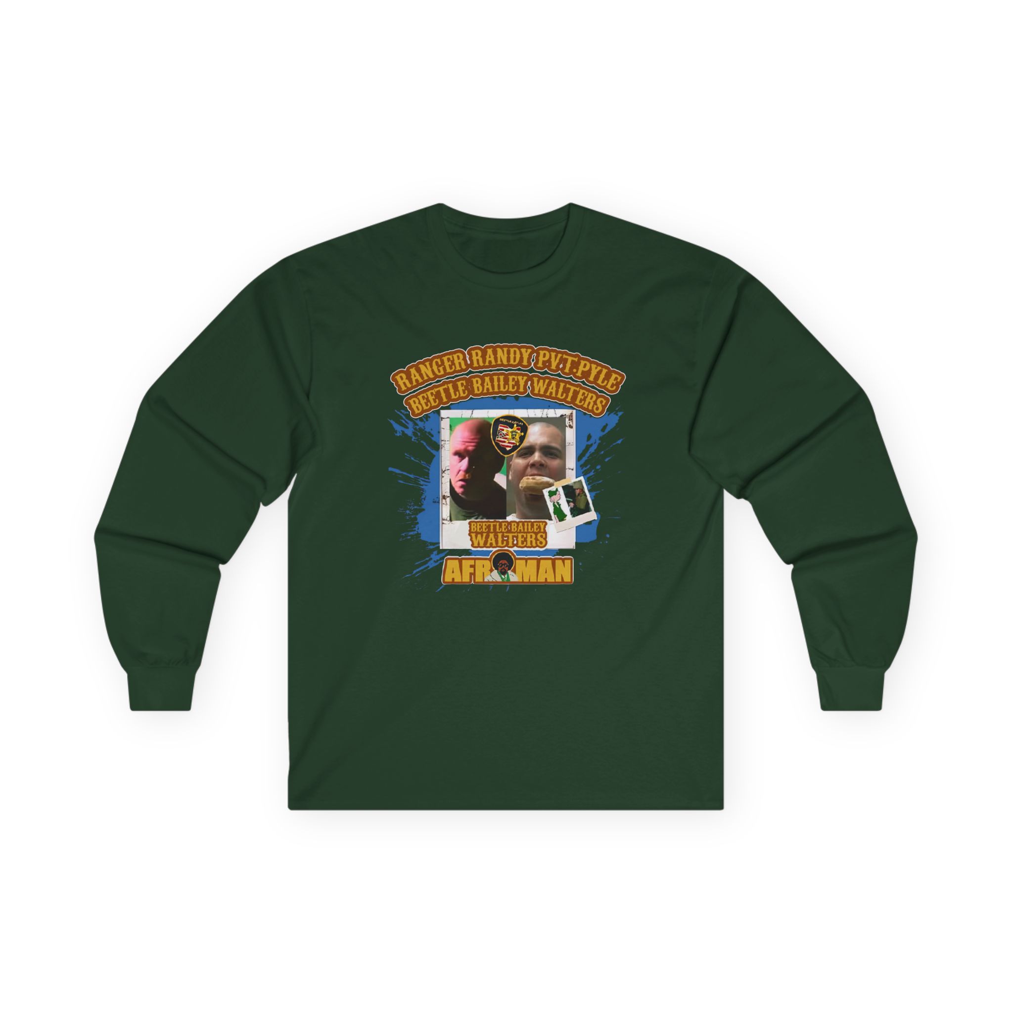 Afroman Ranger Randy Prvate Pyle Beetle Bailey Walters Unisex Ultra Cotton Long Sleeve Tee