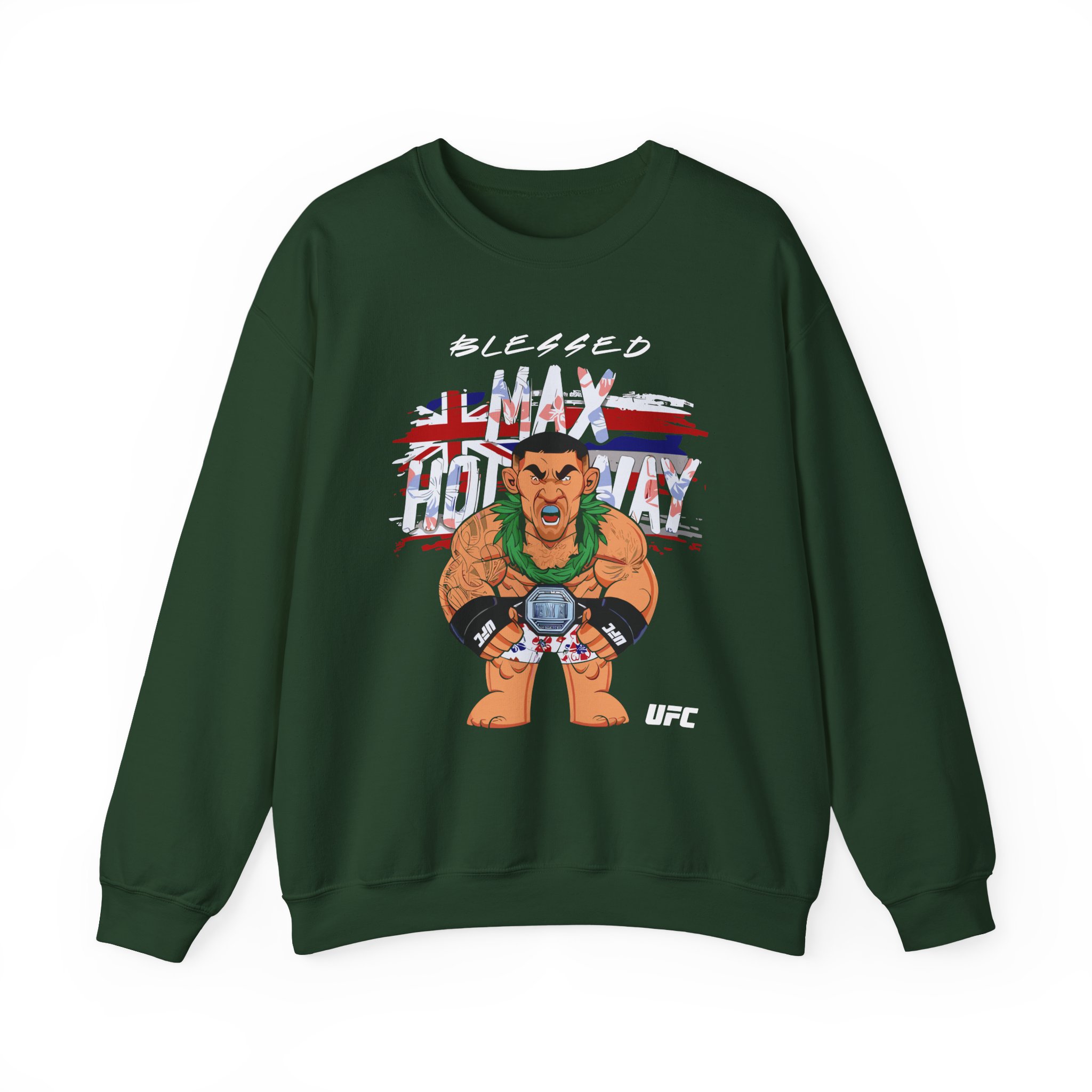 Max Holloway Big Shots Hawaii Unisex Heavy Blendâ„¢ Crewneck Sweatshirt