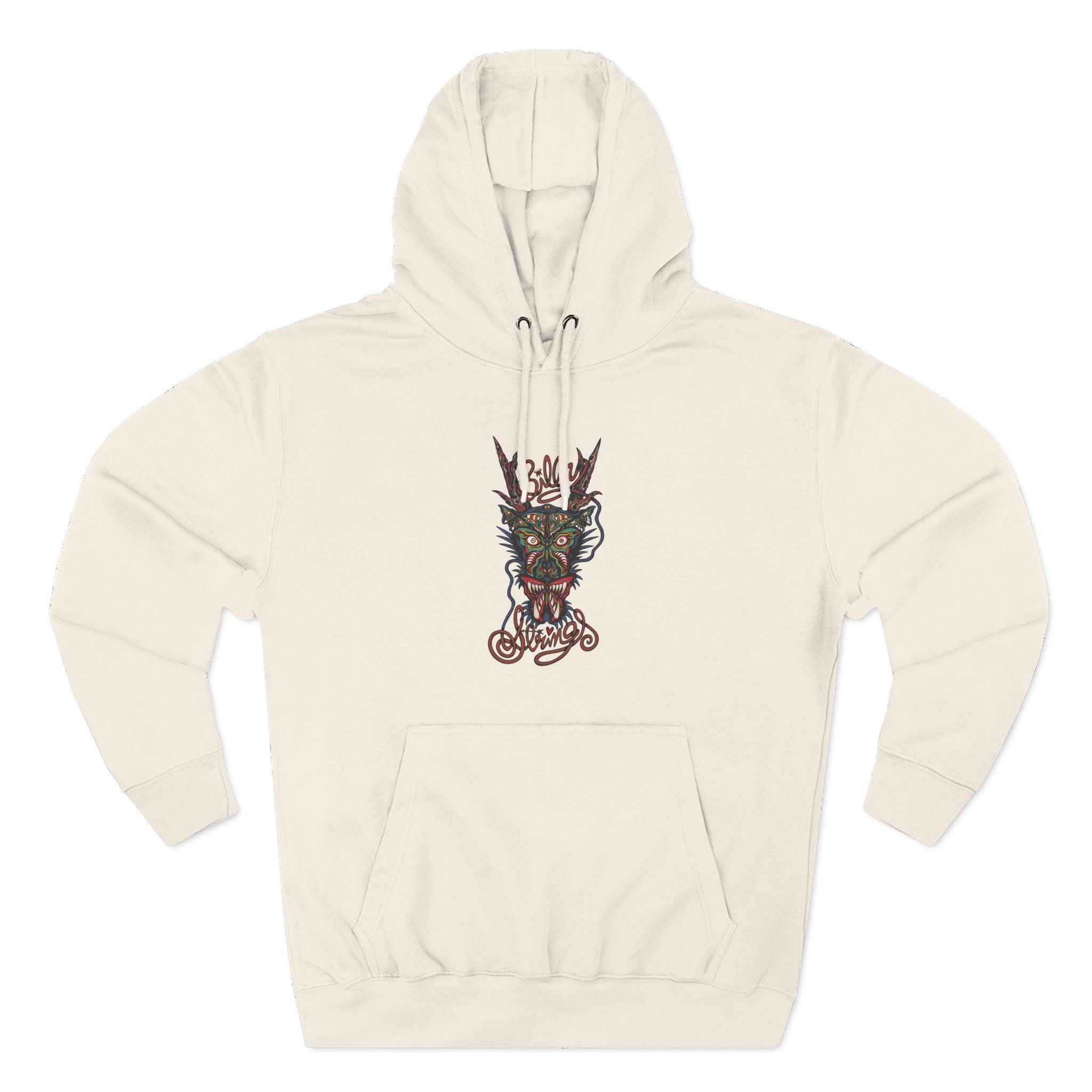 Billy Strings Butterfly Dragon Three-Panel Fleece Hoodie