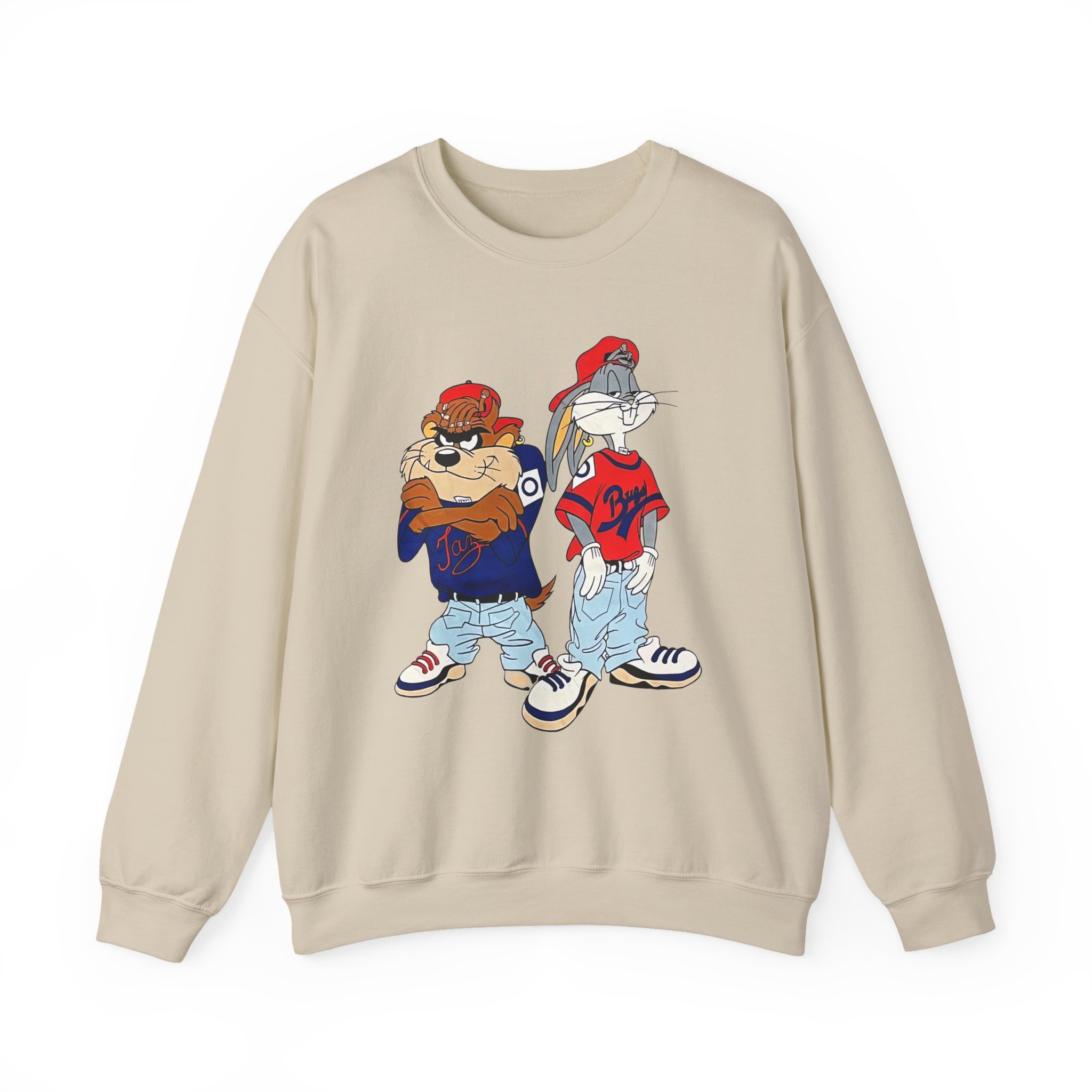 Vintage 90s Looney Tunes Bugs Taz Kris’s Kross Unisex Heavy Blend™ Crewneck Sweatshirt