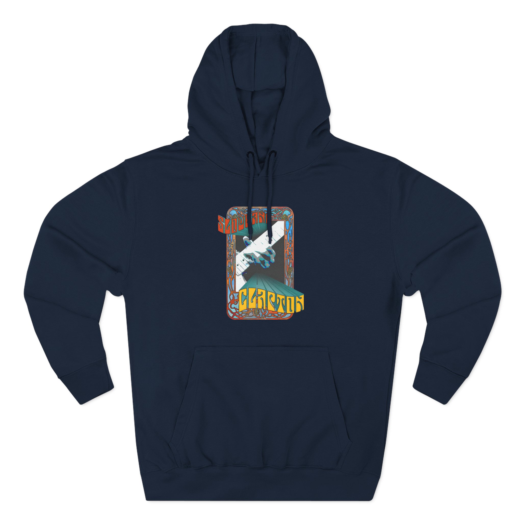 Eric Clapton Psychedelic Slowhand Three-Panel Fleece Hoodie