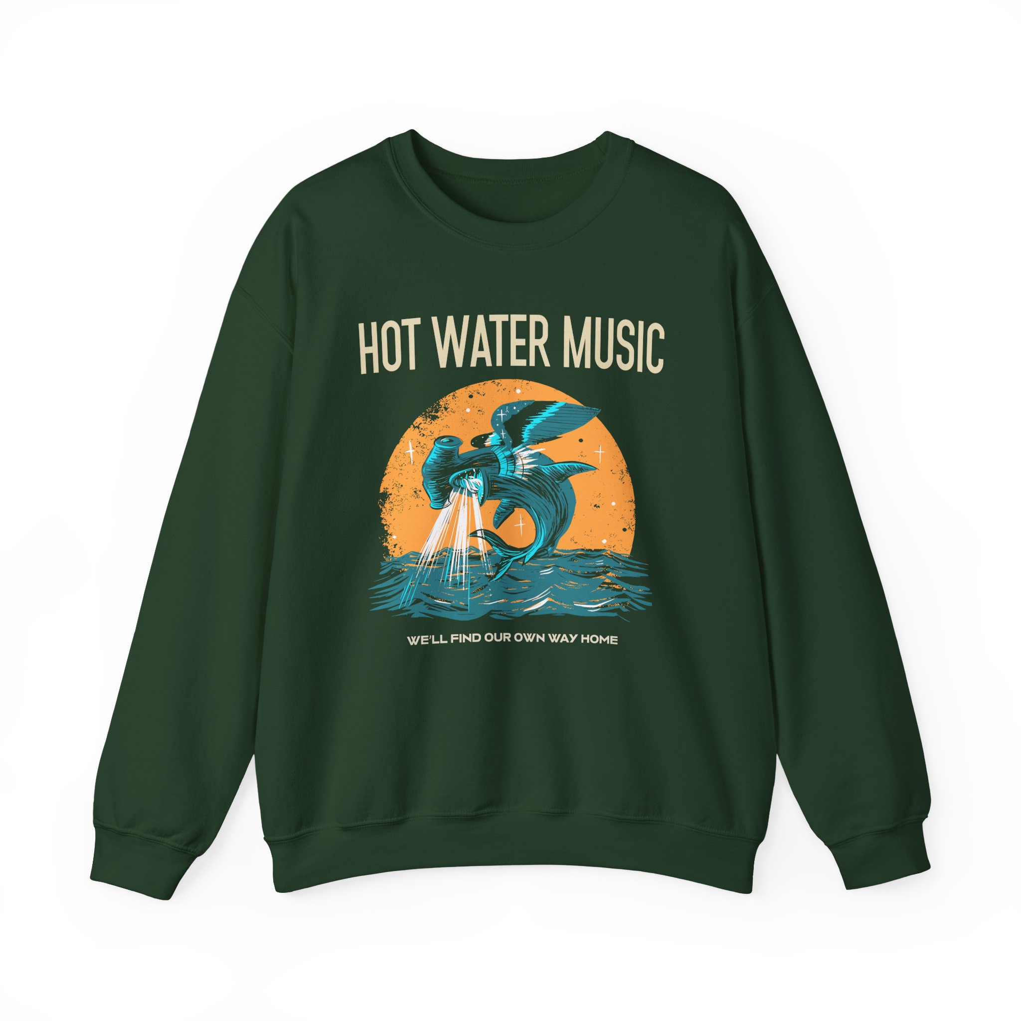 Hot Water Music Unisex Heavy Blendâ„¢ Crewneck Sweatshirt