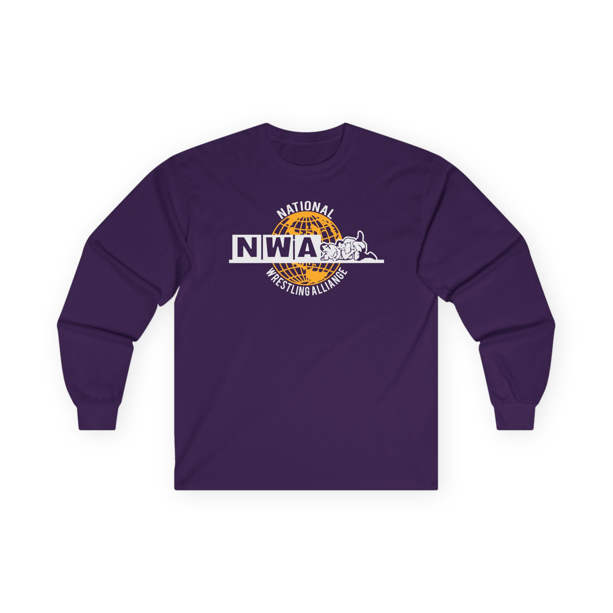 NWA National Wrestling Alliance Unisex Ultra Cotton Long Sleeve Tee