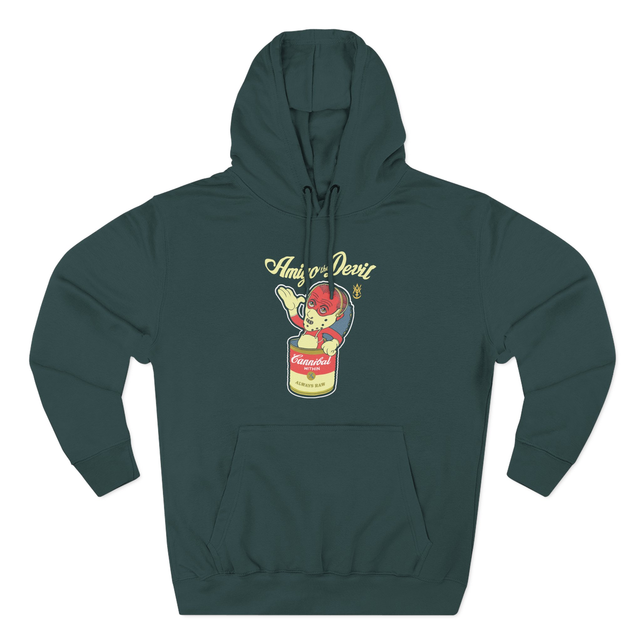 Amigo The Devil Canibal Within Three-Panel Fleece Hoodie