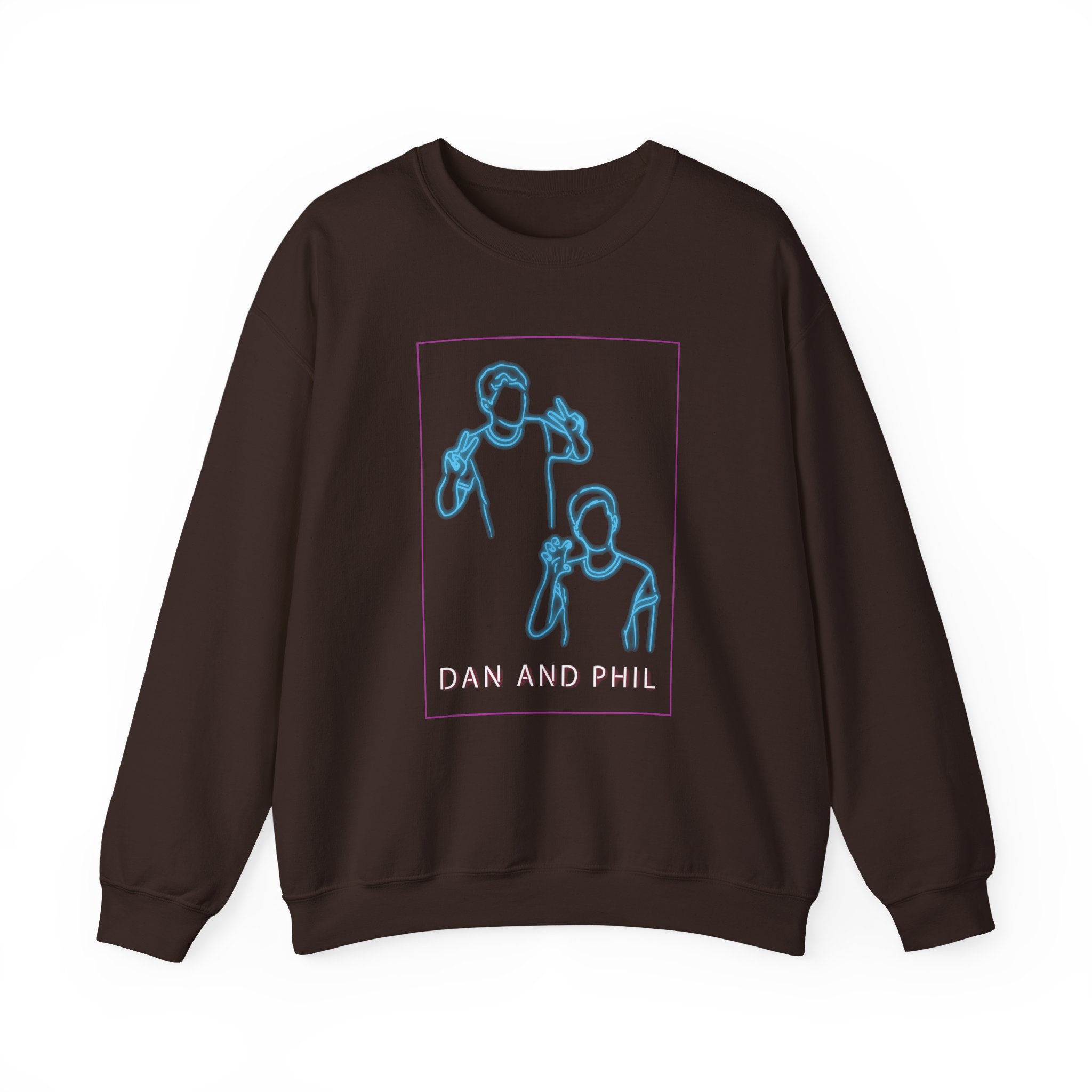 Dan And Phil Neon Unisex Heavy Blendâ„¢ Crewneck Sweatshirt