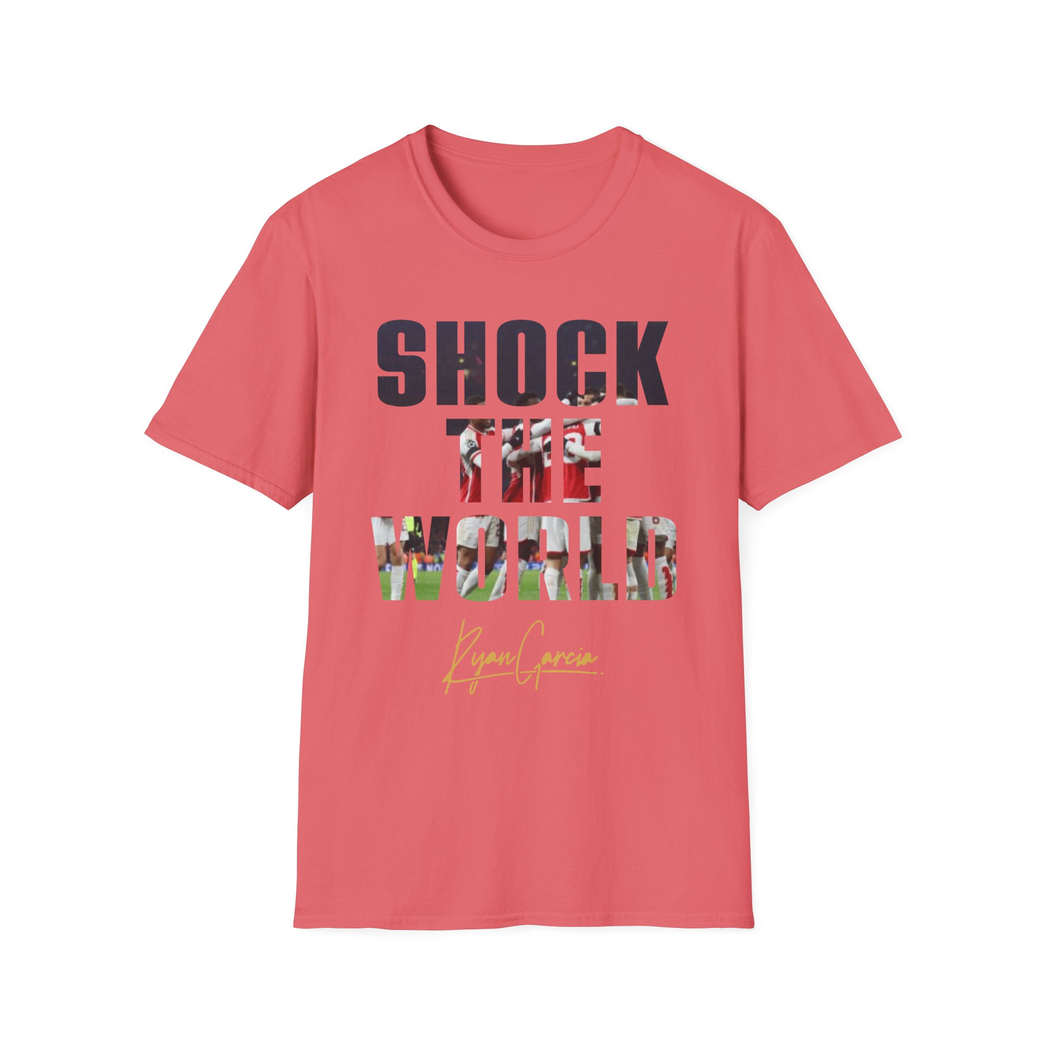 Ryan Garcia shock the world Unisex Softstyle T-Shirt
