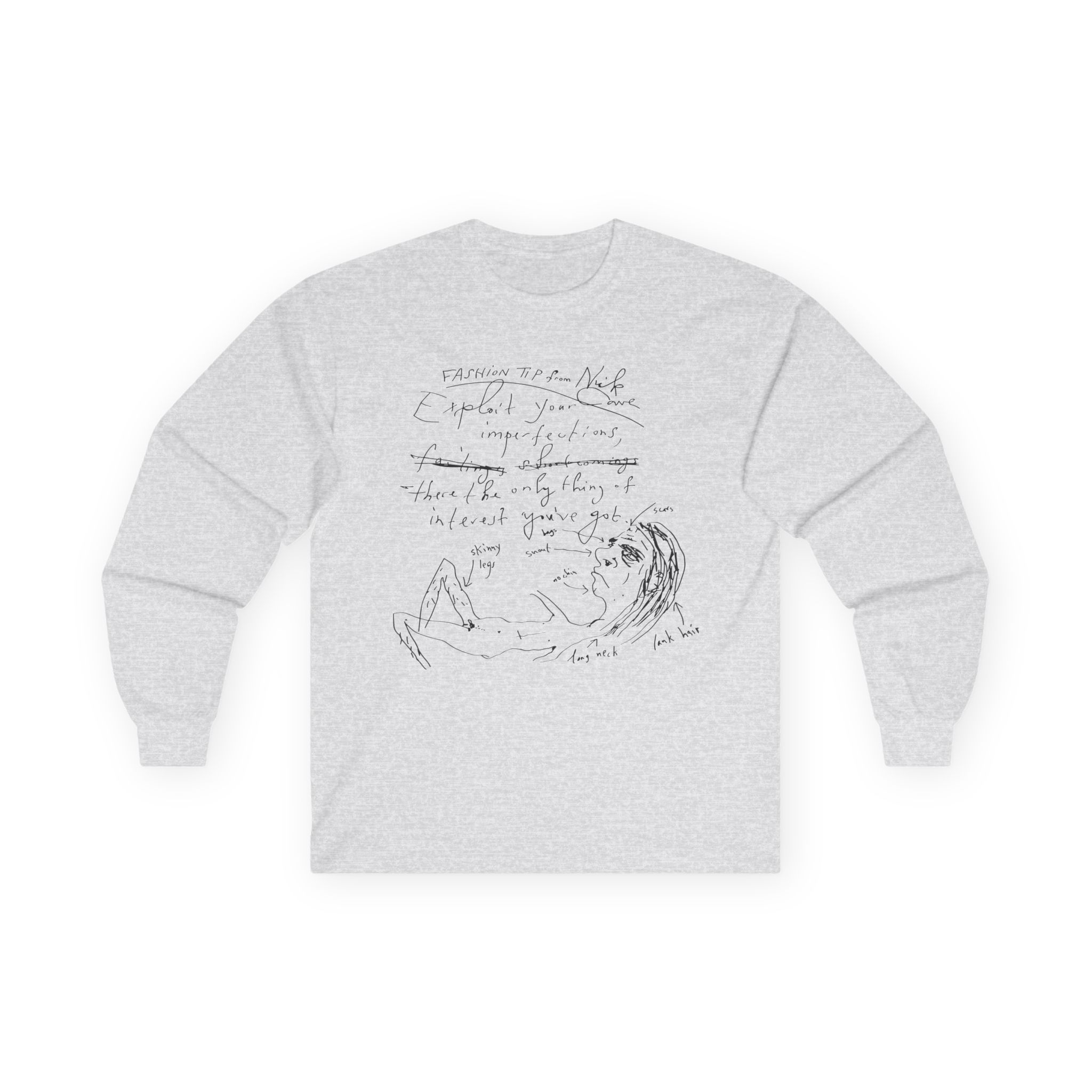 Nick Cave Fashion Tips Unisex Ultra Cotton Long Sleeve Tee