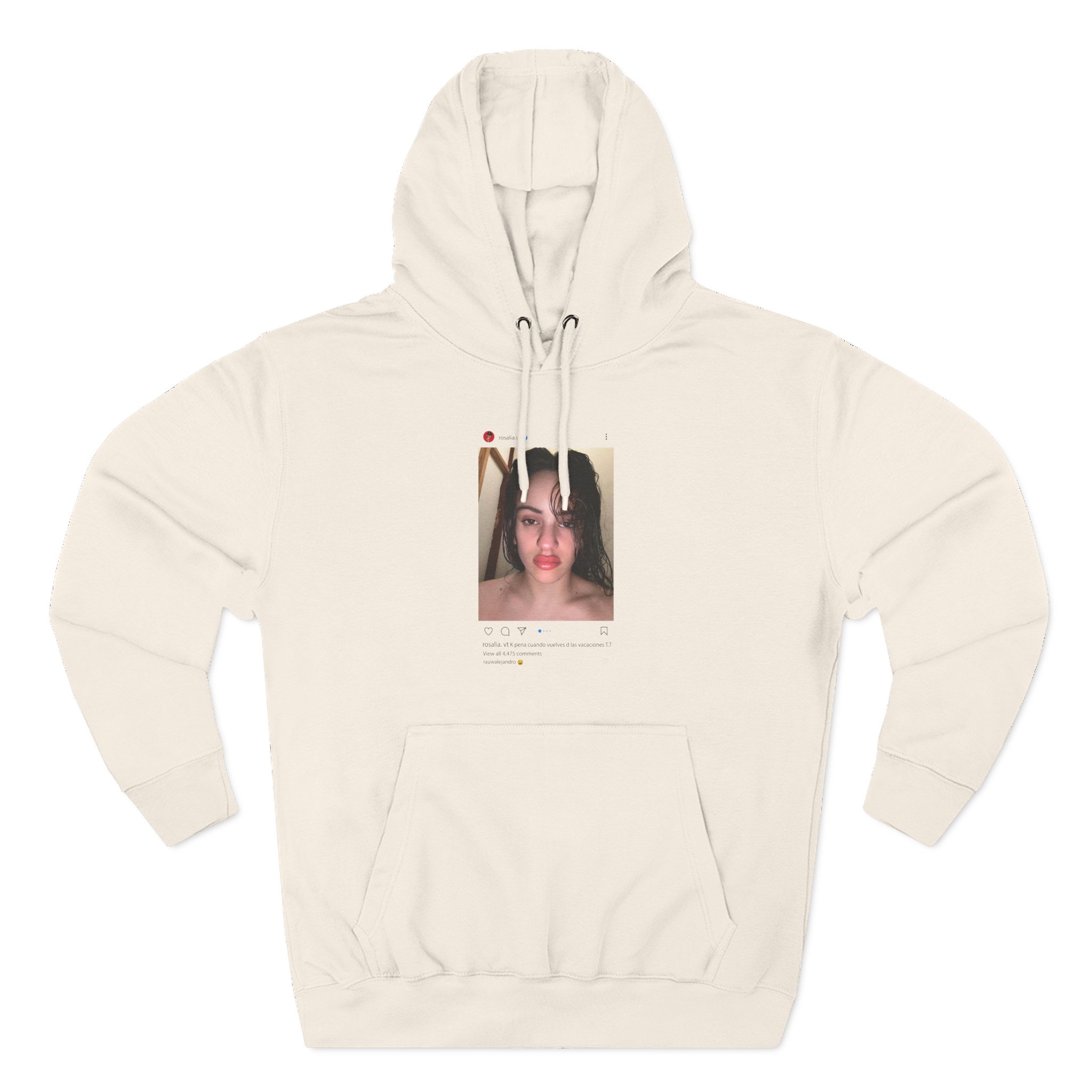 Rosalia Motomami Instagram Three-Panel Fleece Hoodie