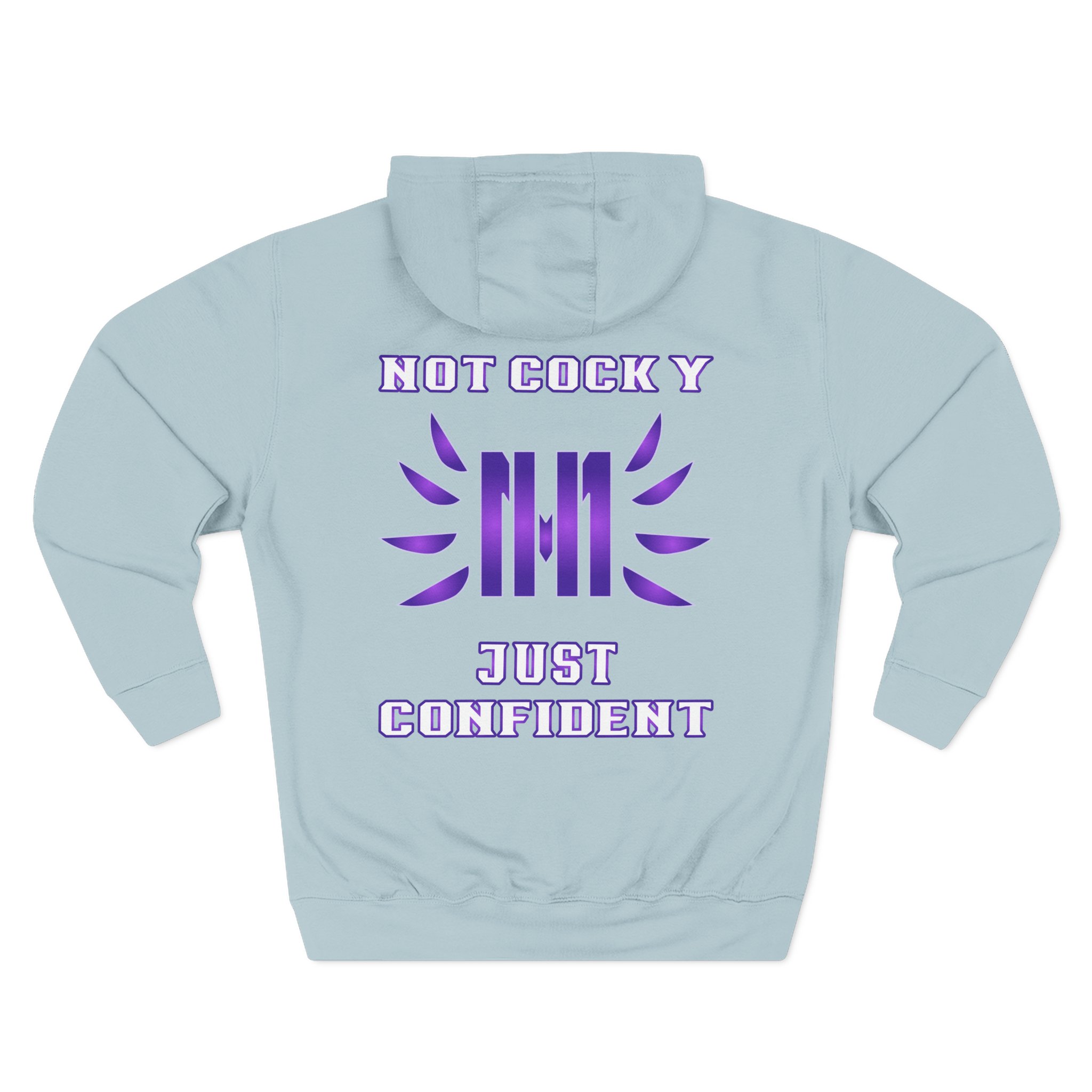 Heelmike Three-Panel Fleece Hoodie