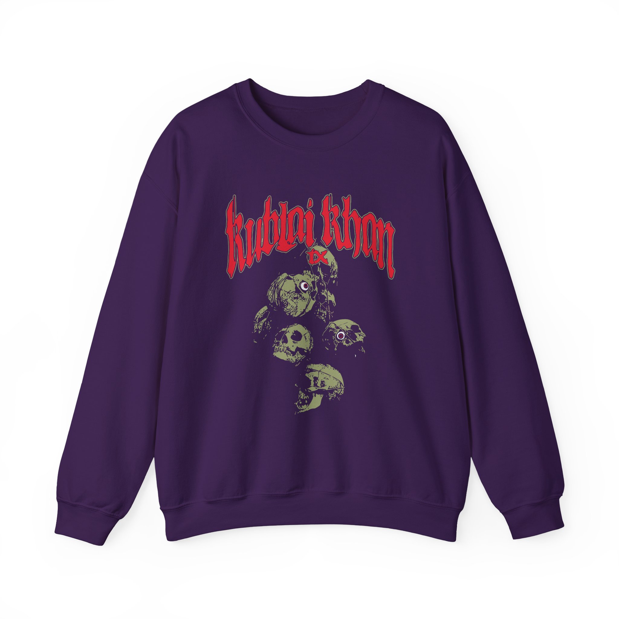 Kublai Khan - Skull Unisex Heavy Blendâ„¢ Crewneck Sweatshirt