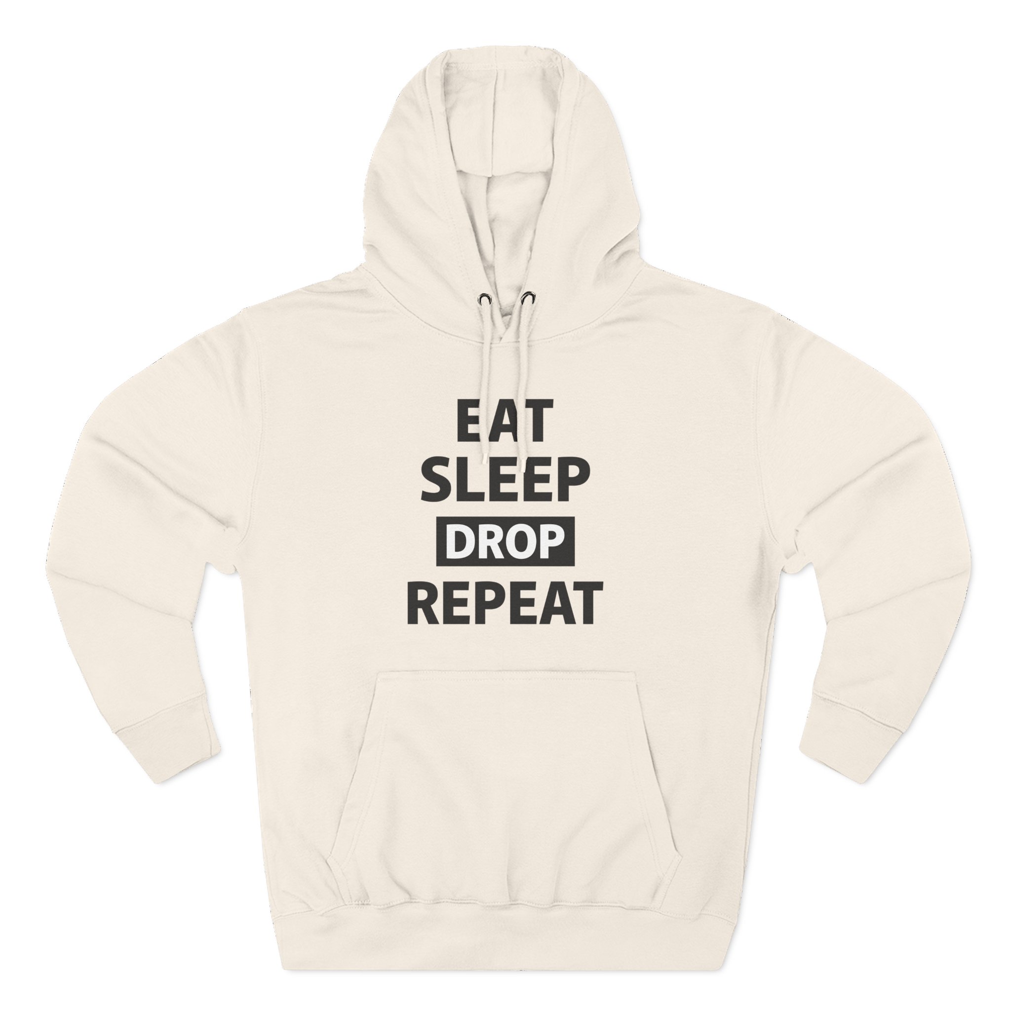 Morgz Eat Sleep Drop Repeat Three-Panel Fleece Hoodie