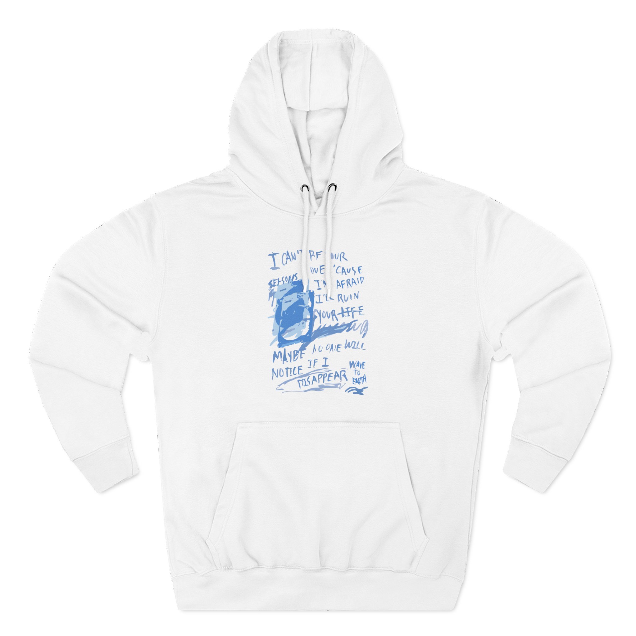 Wave to Earth Three-Panel Fleece Hoodie