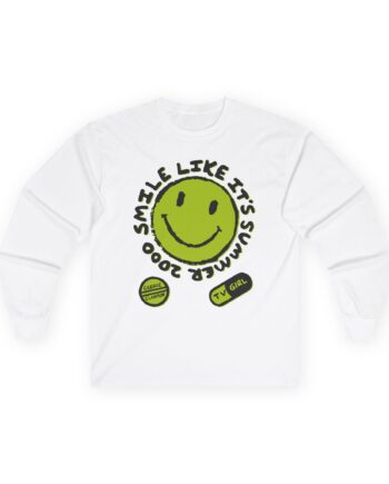 Tv Girl Smile Like It's Summer 2000 Unisex Ultra Cotton Long Sleeve Tee