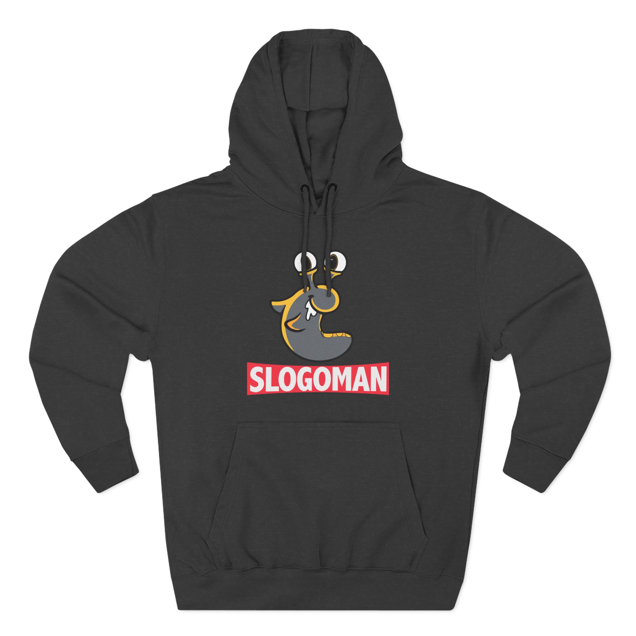 Slogoman Three-Panel Fleece Hoodie