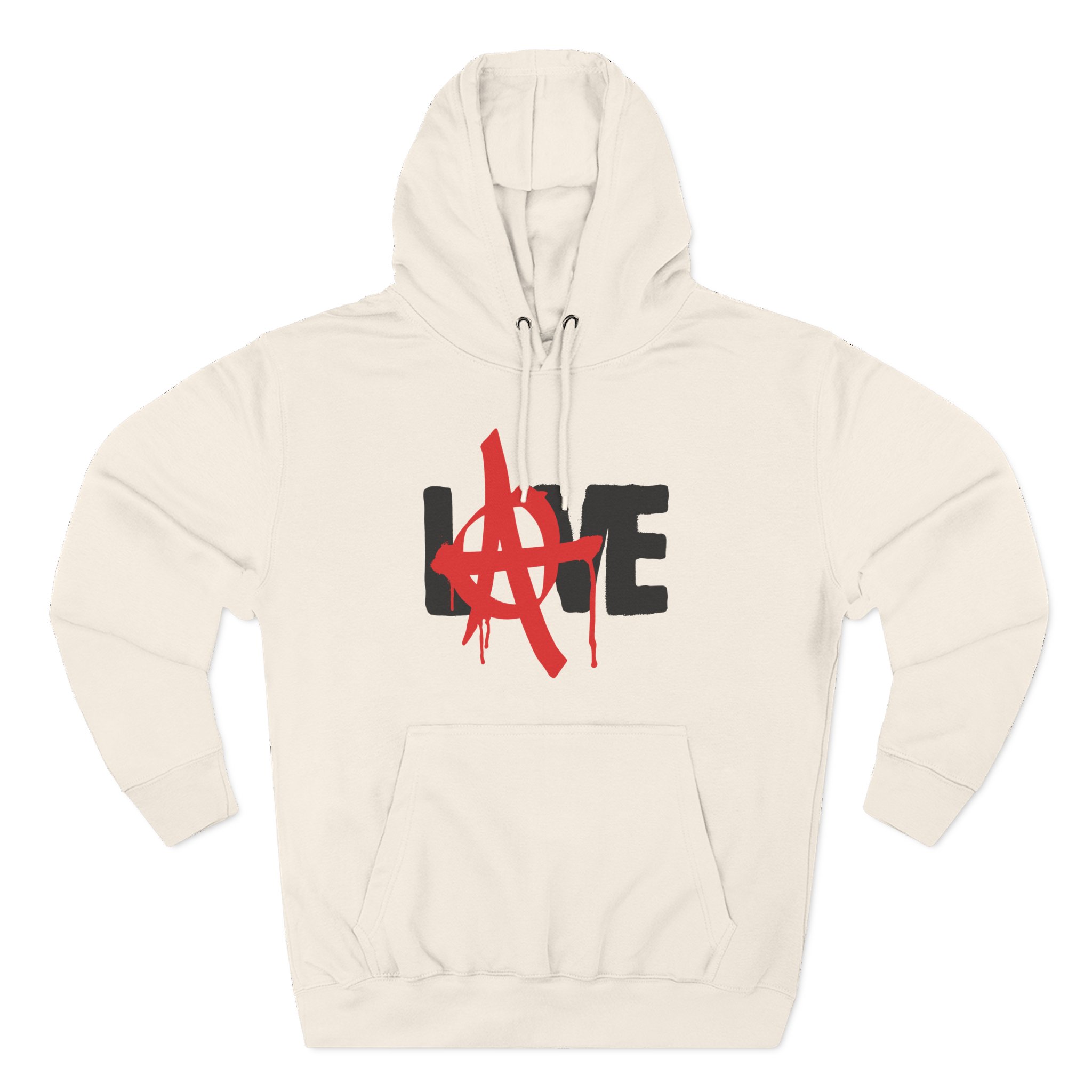 Nasty Love Three-Panel Fleece Hoodie
