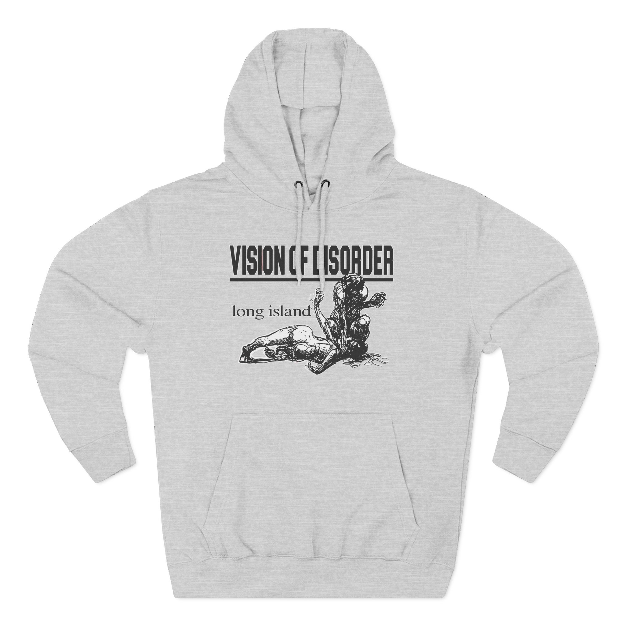 Vision of Disorder long island Three-Panel Fleece Hoodie