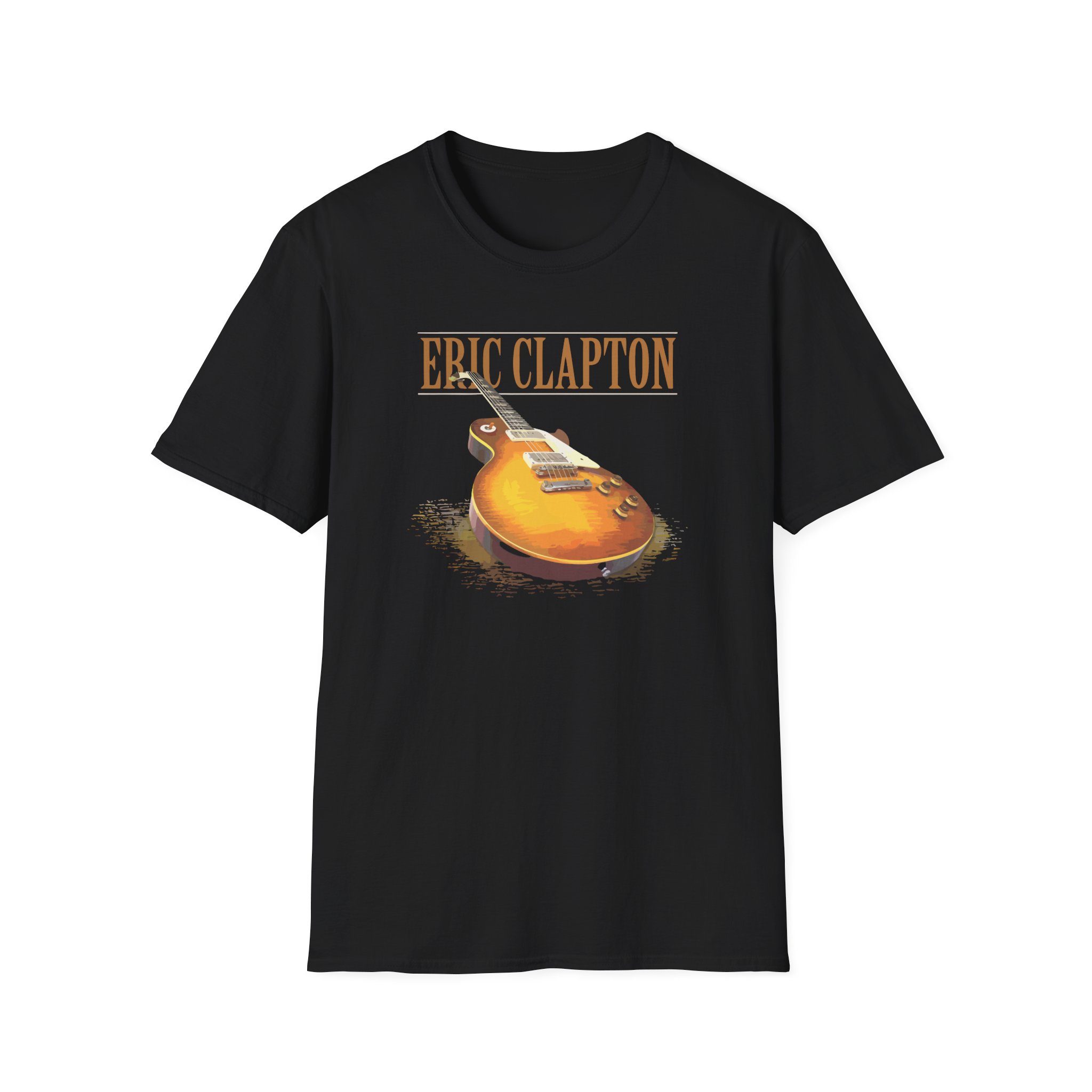 Eric Clapton 3d Guitar Unisex Softstyle T-Shirt