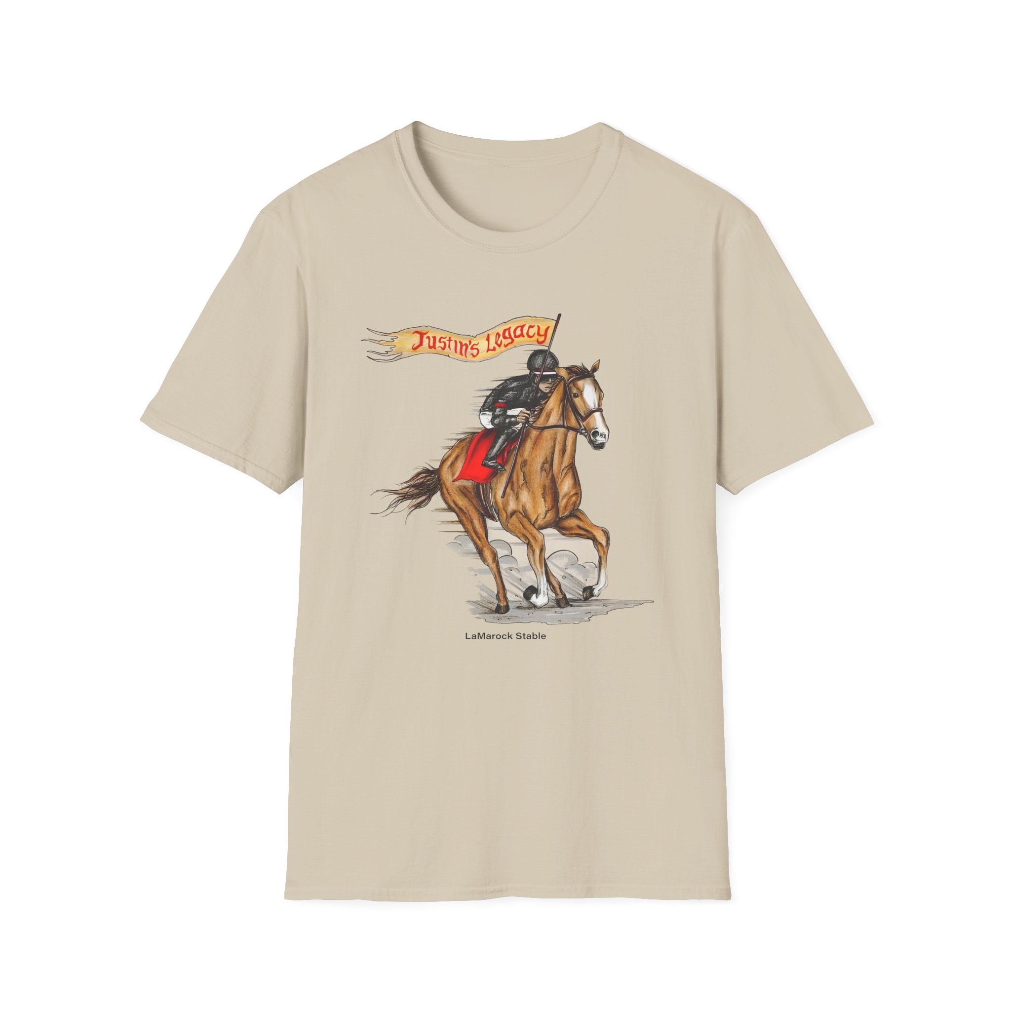 Arcangel Justin's Legacy Lamarock Stable Unisex Softstyle T-Shirt