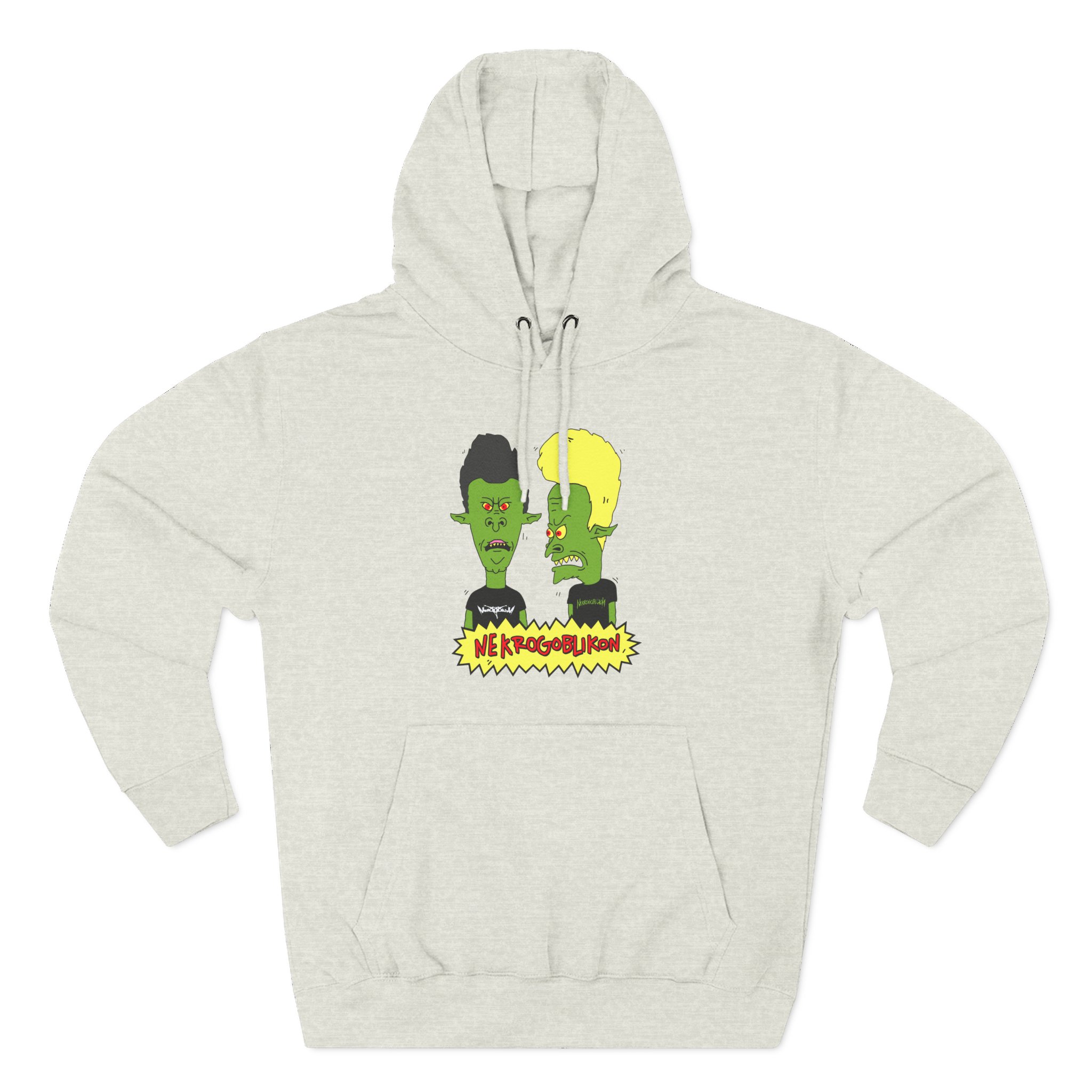 Nekrogoblikon Three-Panel Fleece Hoodie